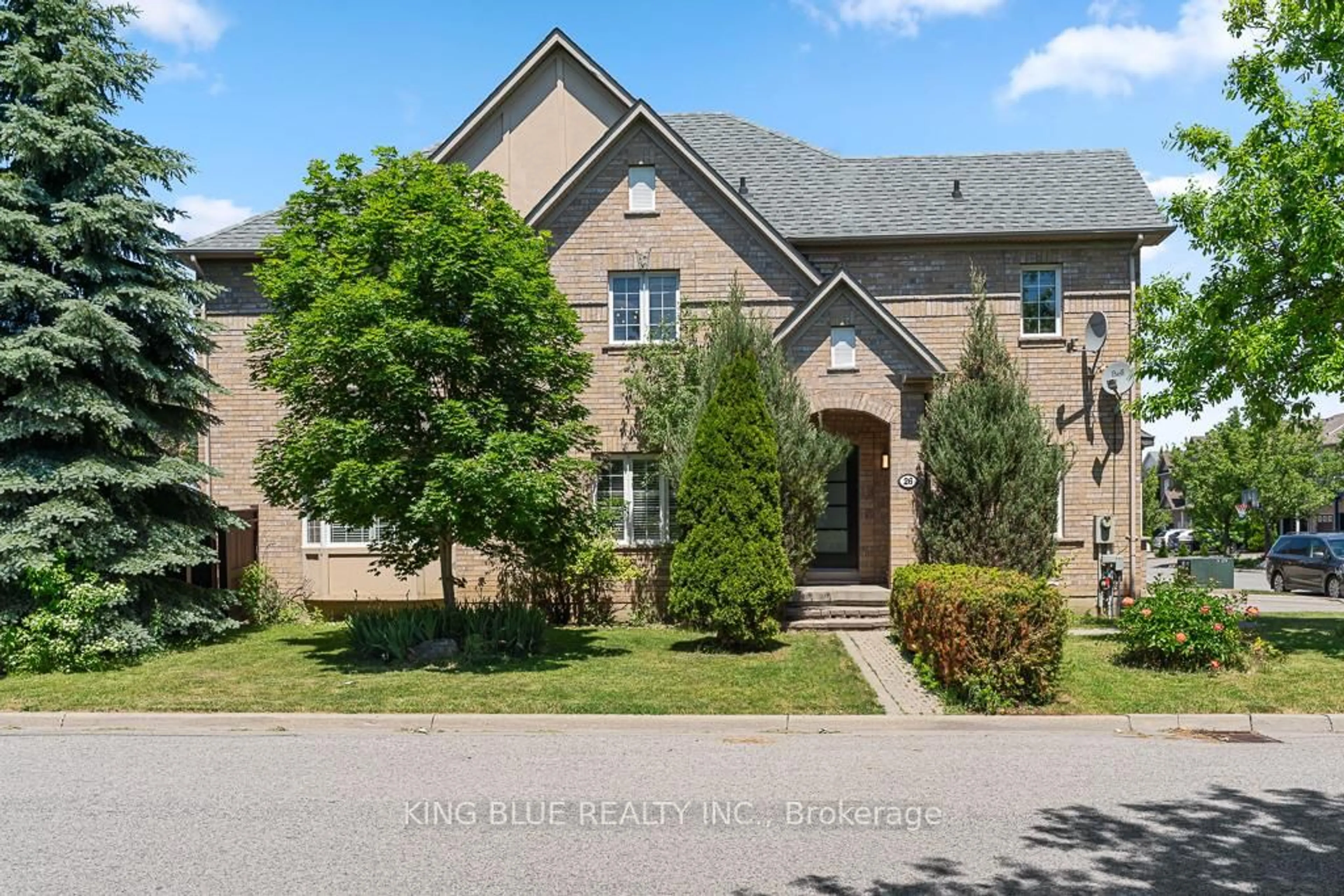 Home with brick exterior material, street for 26 Lander Cres, Vaughan Ontario L4J 8V2