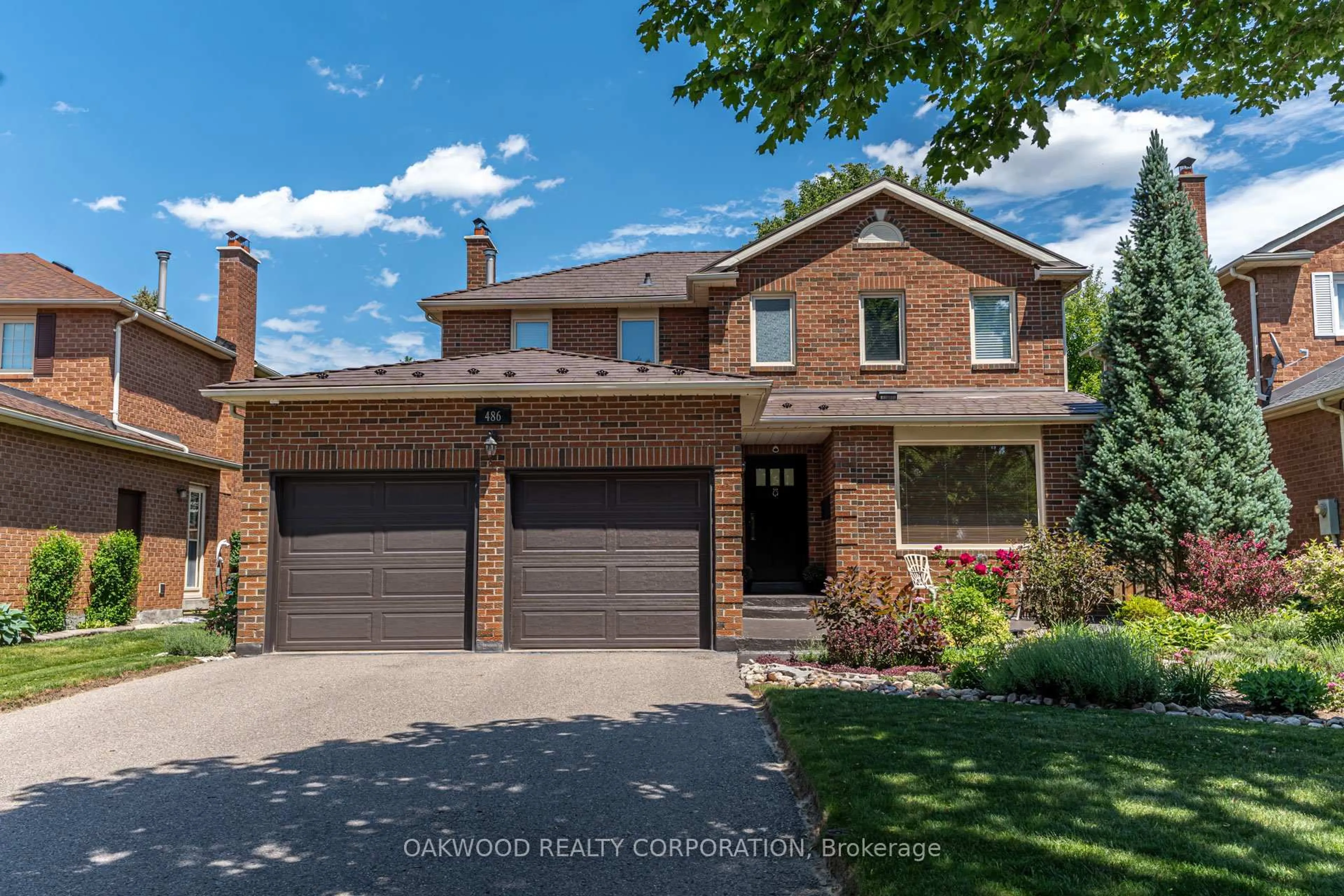 Home with brick exterior material, street for 486 Greenock Dr, Vaughan Ontario L6A 1M6