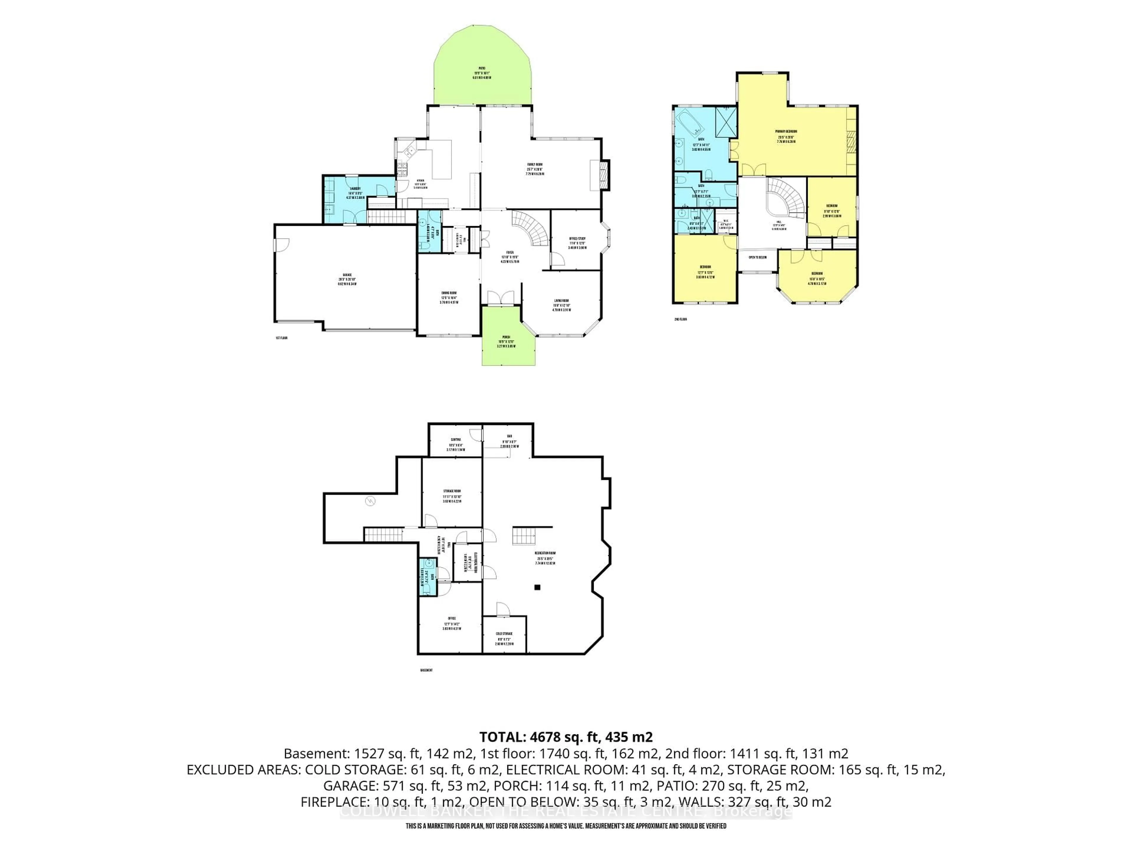 Floor plan for 49 Falling Leaf Crt, Aurora Ontario L4G 6K6
