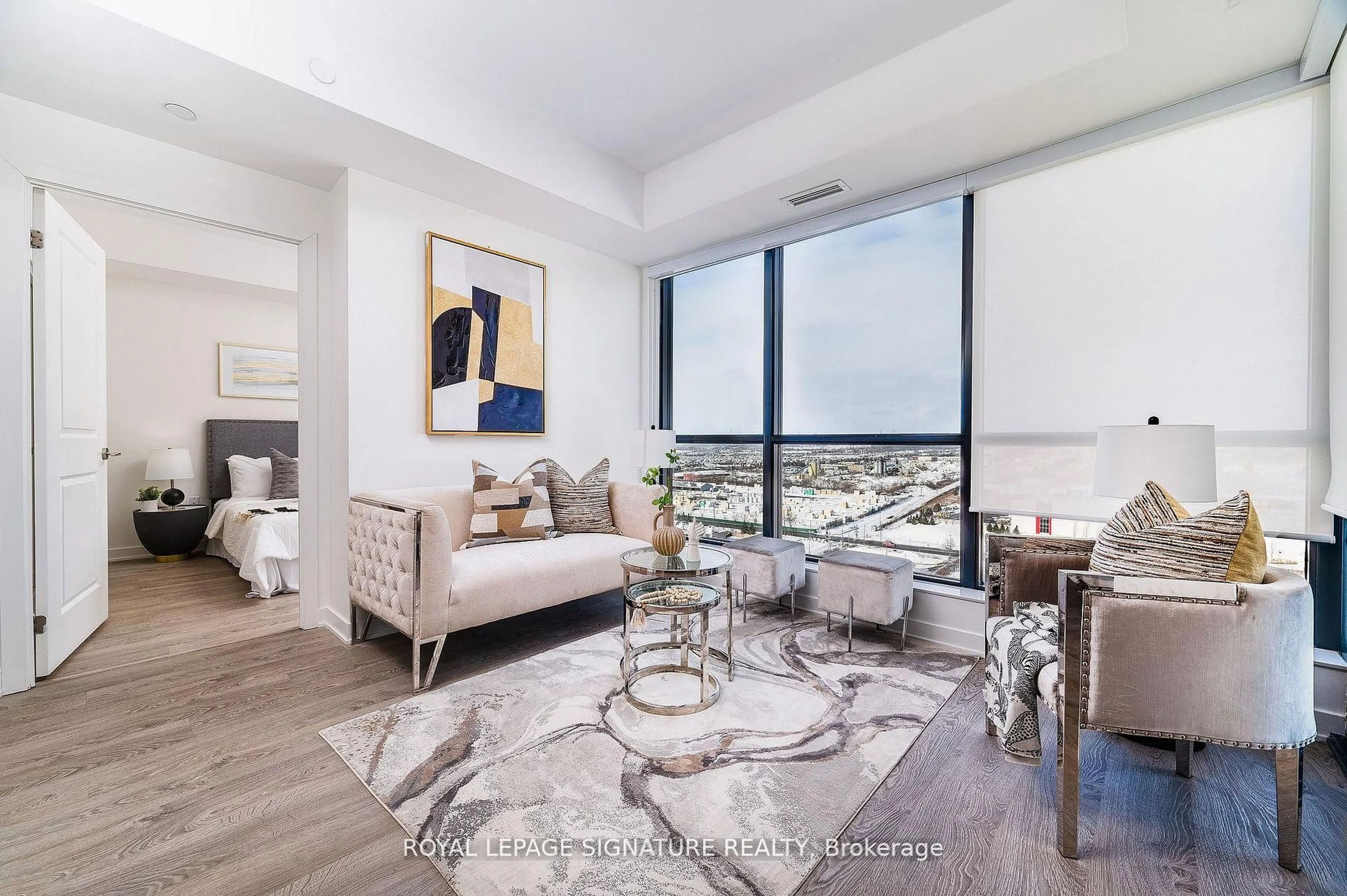 Living room with furniture, unknown for 120 Eagle Rock Way #1503, Vaughan Ontario L6A 5C2