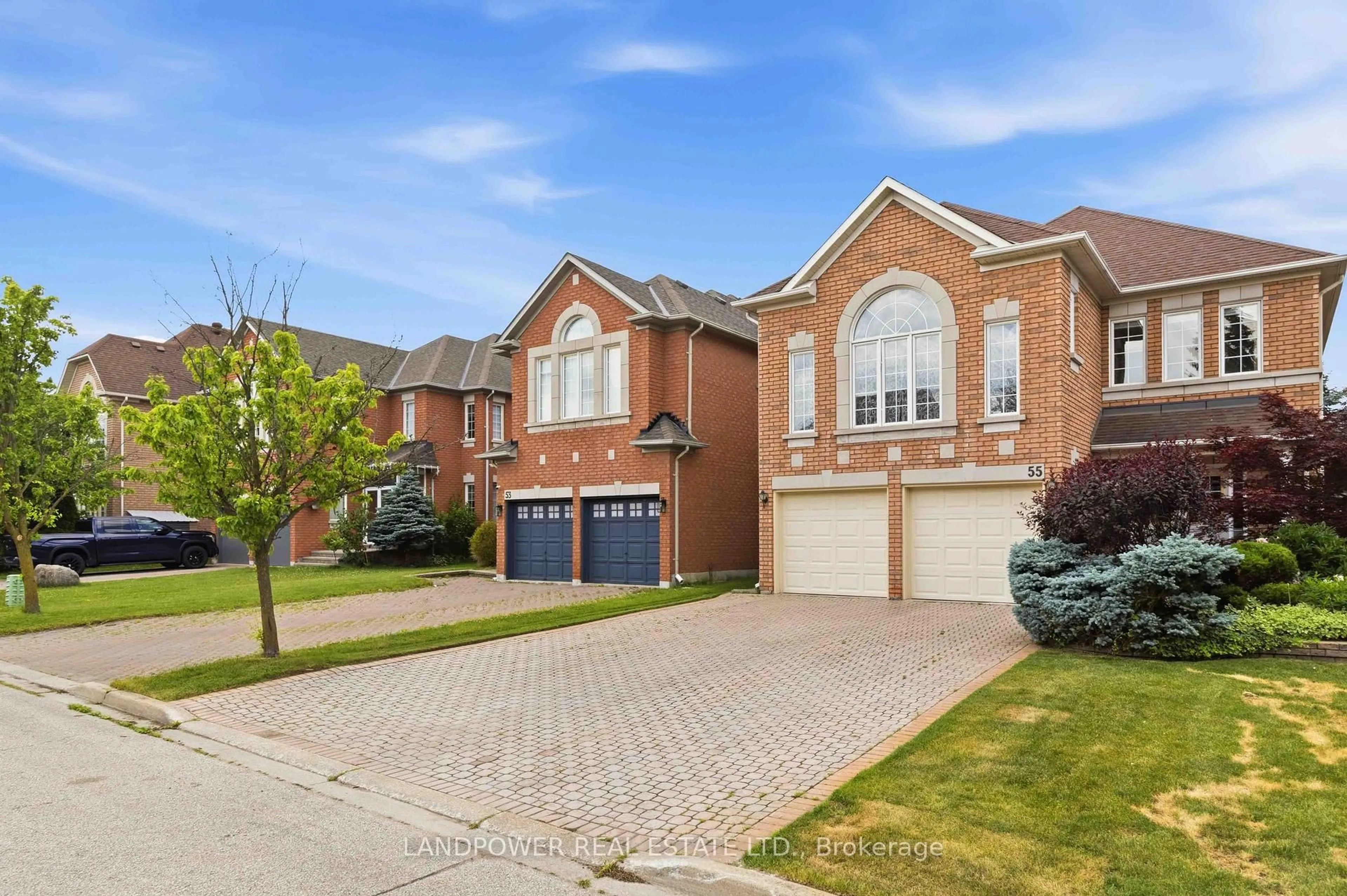 Home with brick exterior material, street for 55 Garland Cres, Richmond Hill Ontario L4S 1X1