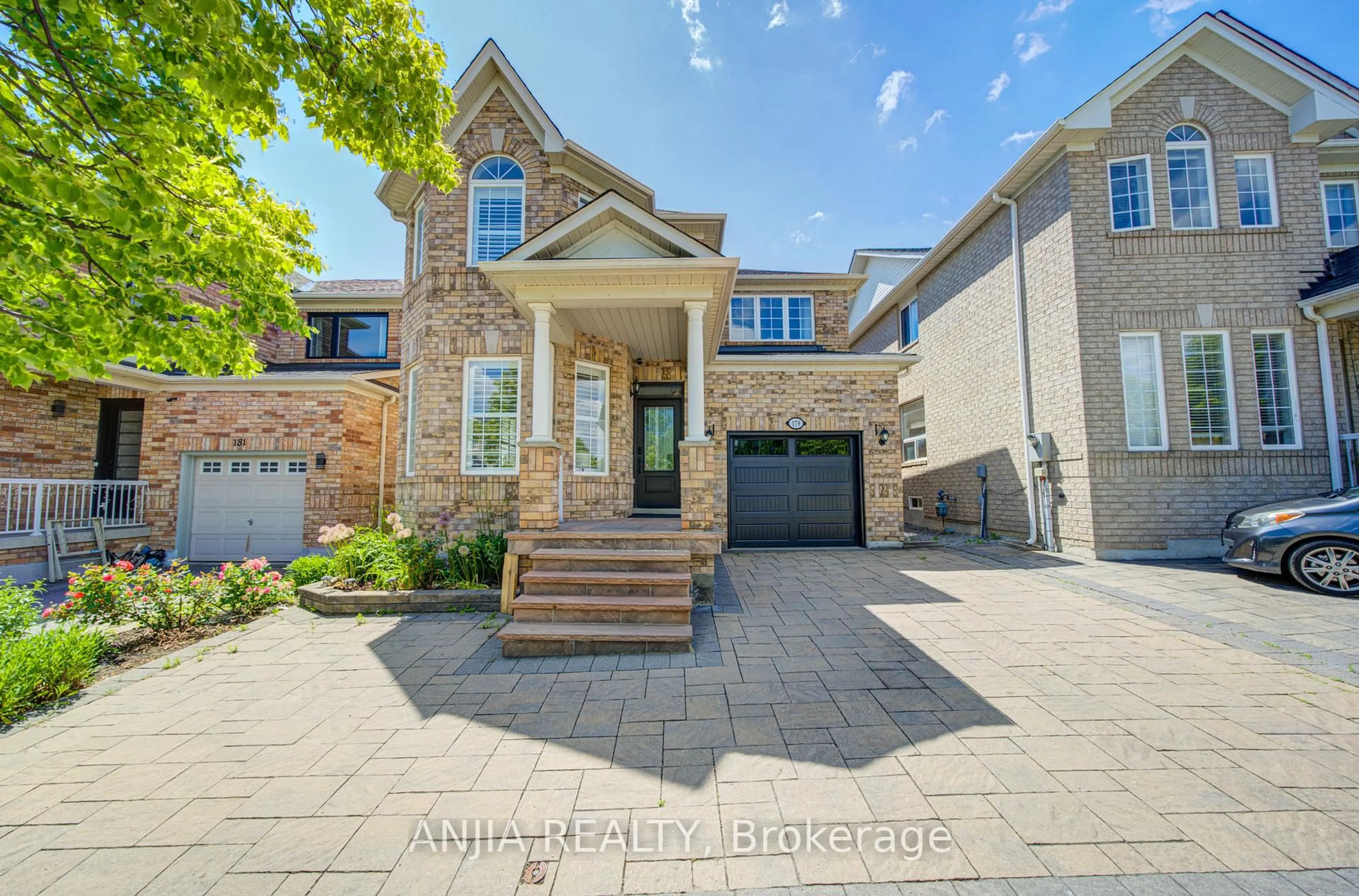 Home with brick exterior material, street for 179 Edward Jeffreys Ave, Markham Ontario L6E 2A4