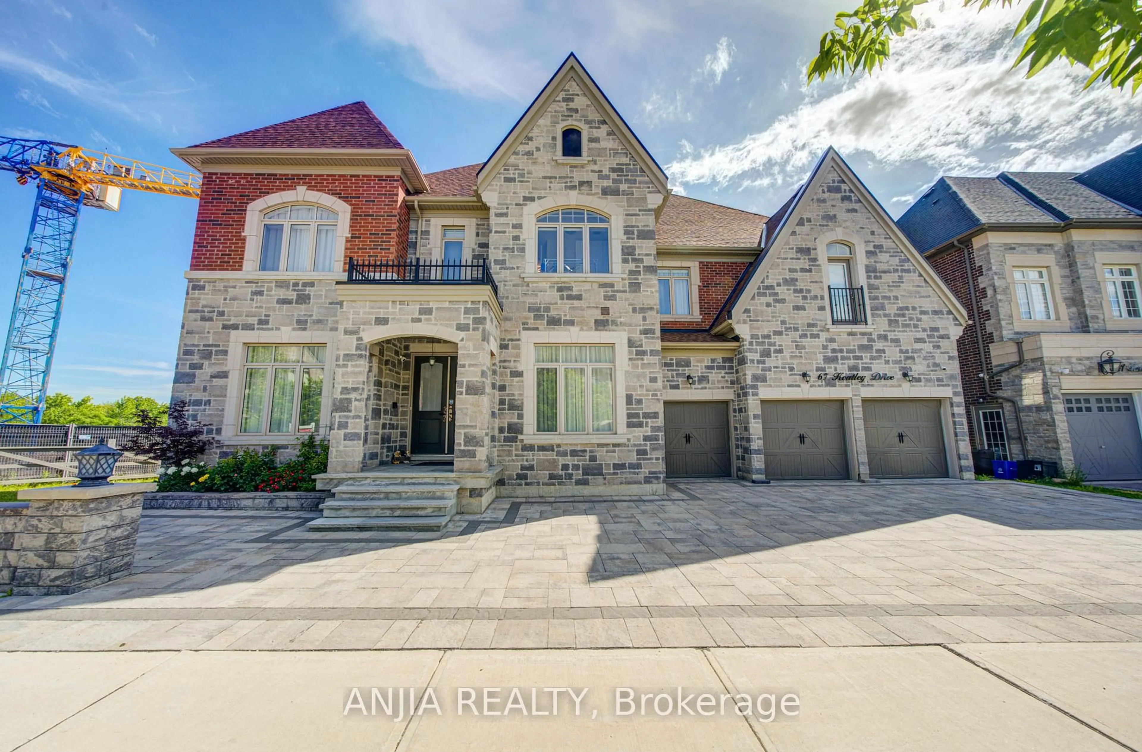 Home with brick exterior material, street for 67 Keatley Dr, Vaughan Ontario L6A 4Y3