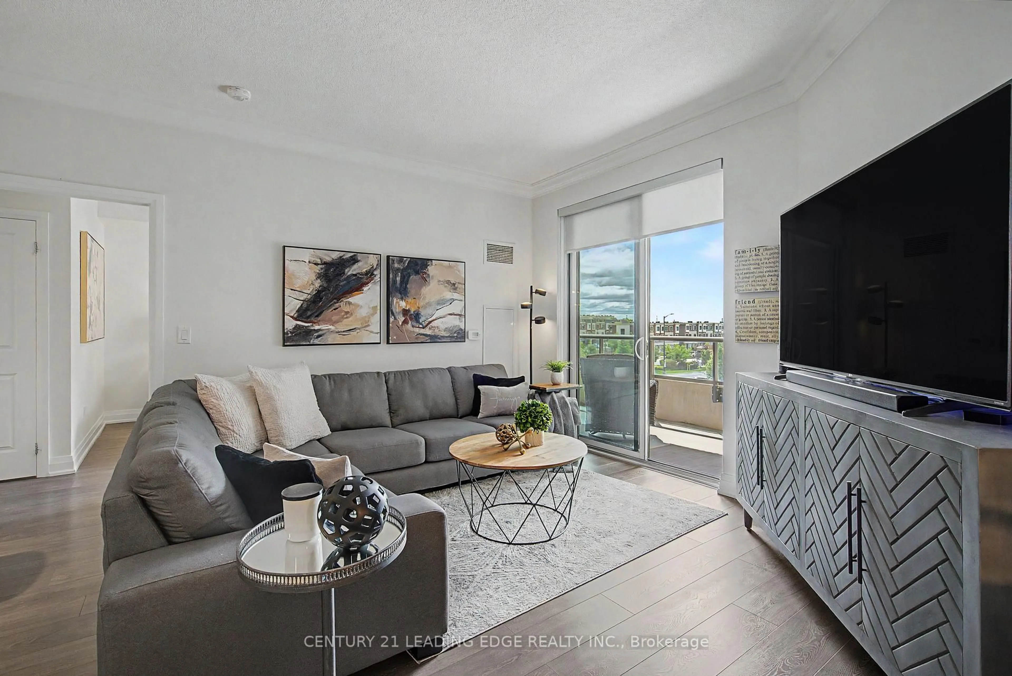 Living room with furniture, unknown for 25 Baker Hill Blvd #312, Whitchurch-Stouffville Ontario L4A 1P8