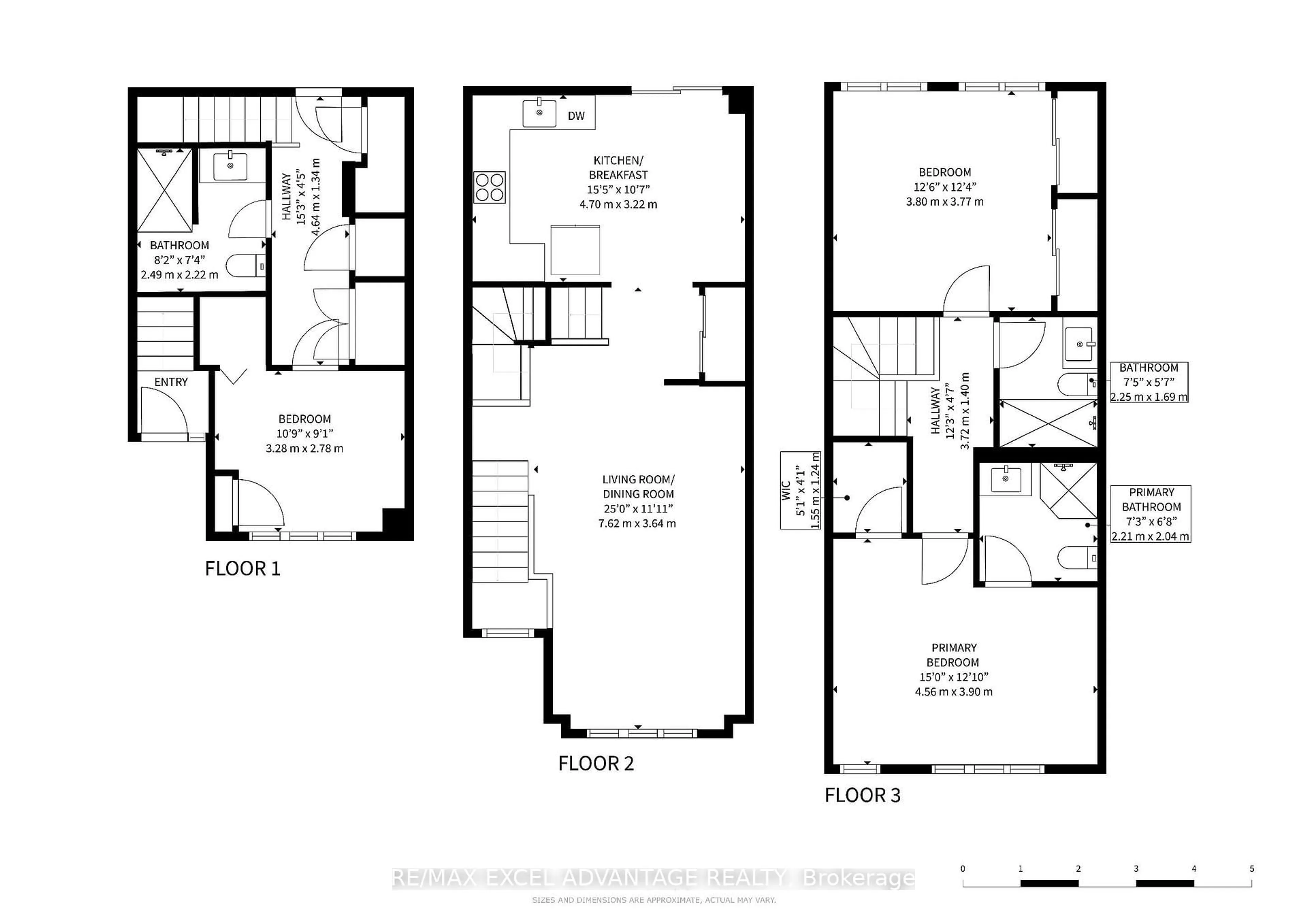 Floor plan for 12 Azalea Gateway, Markham Ontario L3T 7T8