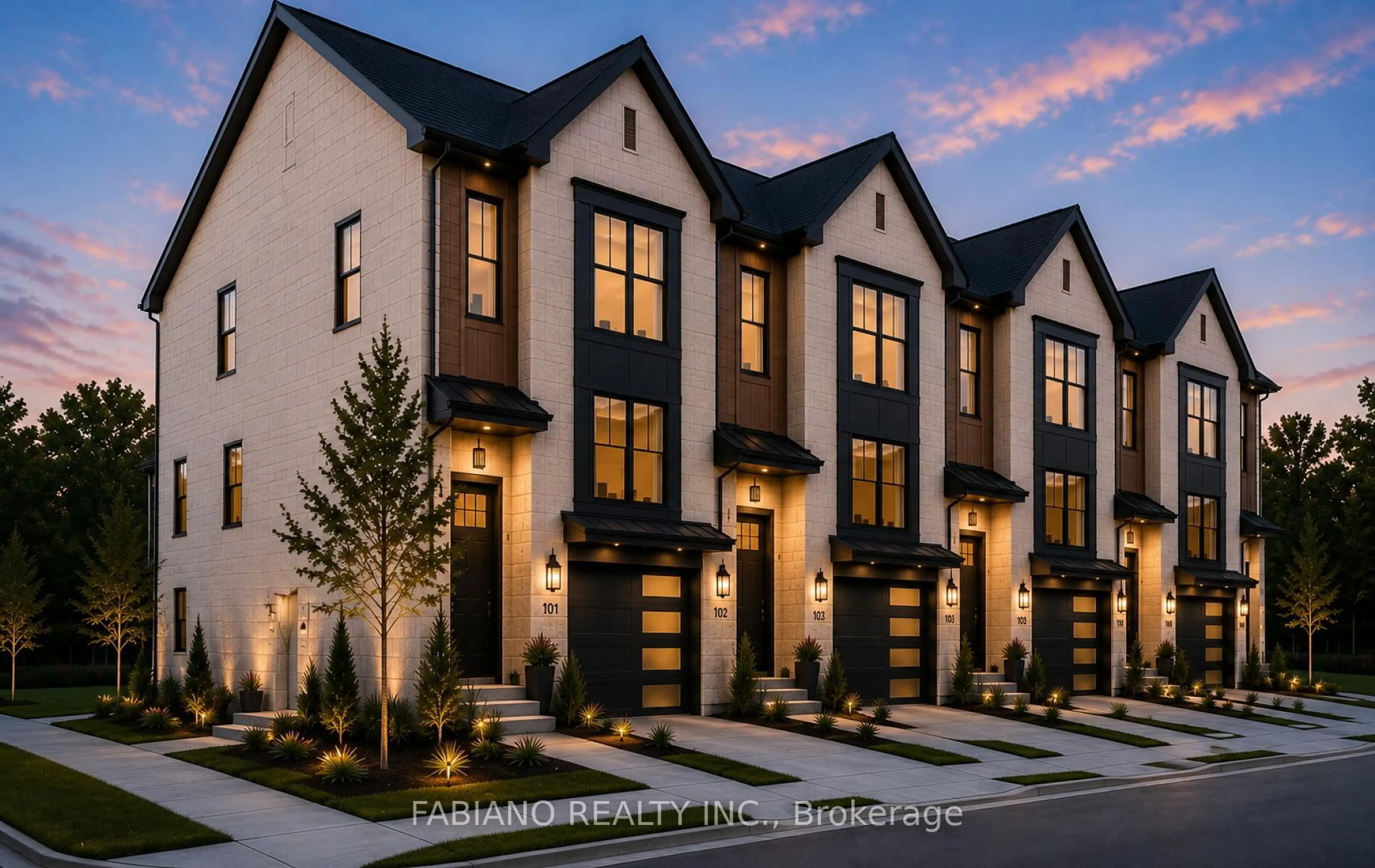 Home with brick exterior material, street for 7872 - 7876 Kipling Ave, Vaughan Ontario L4L 1Z5