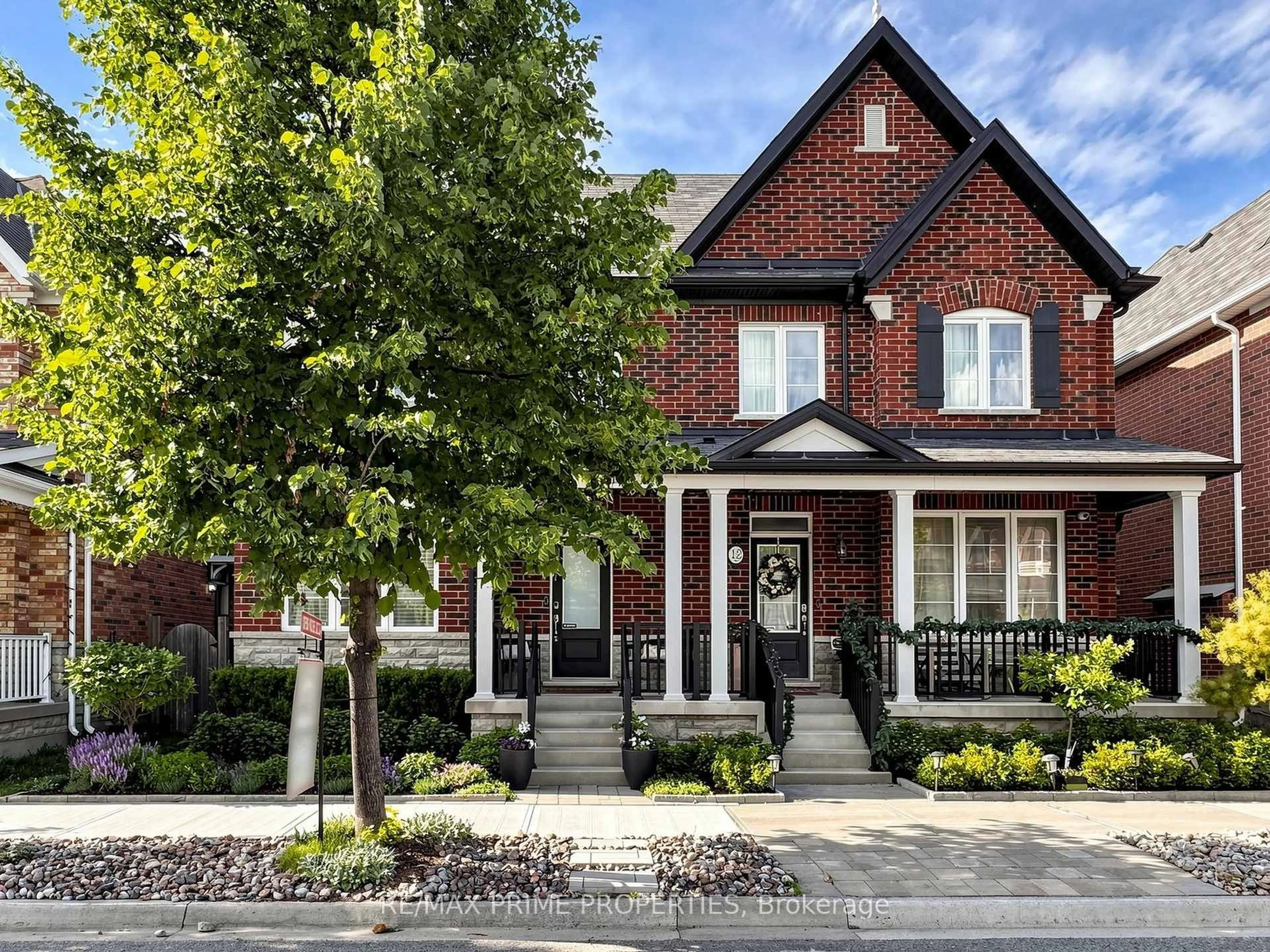 Home with brick exterior material, street for 10 Cinemark Ave, Markham Ontario L6B 0W2