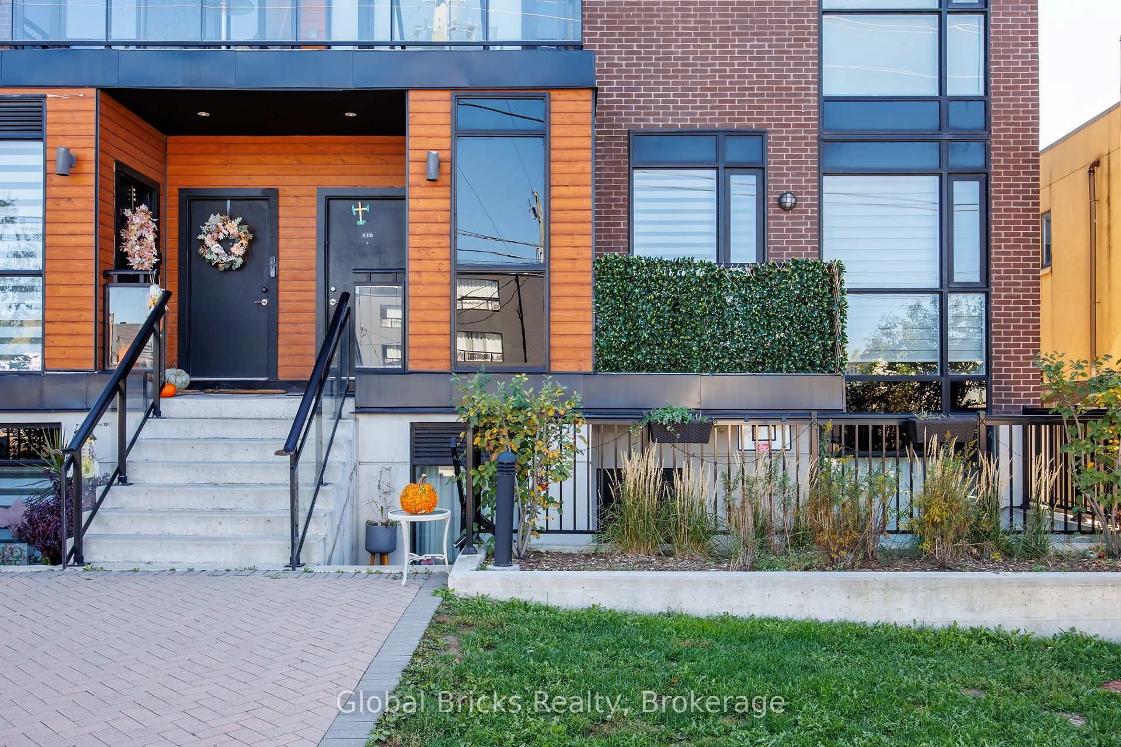 Home with brick exterior material, street for 5309 Highway 7 Highway #A102, Vaughan Ontario L4L 1T3
