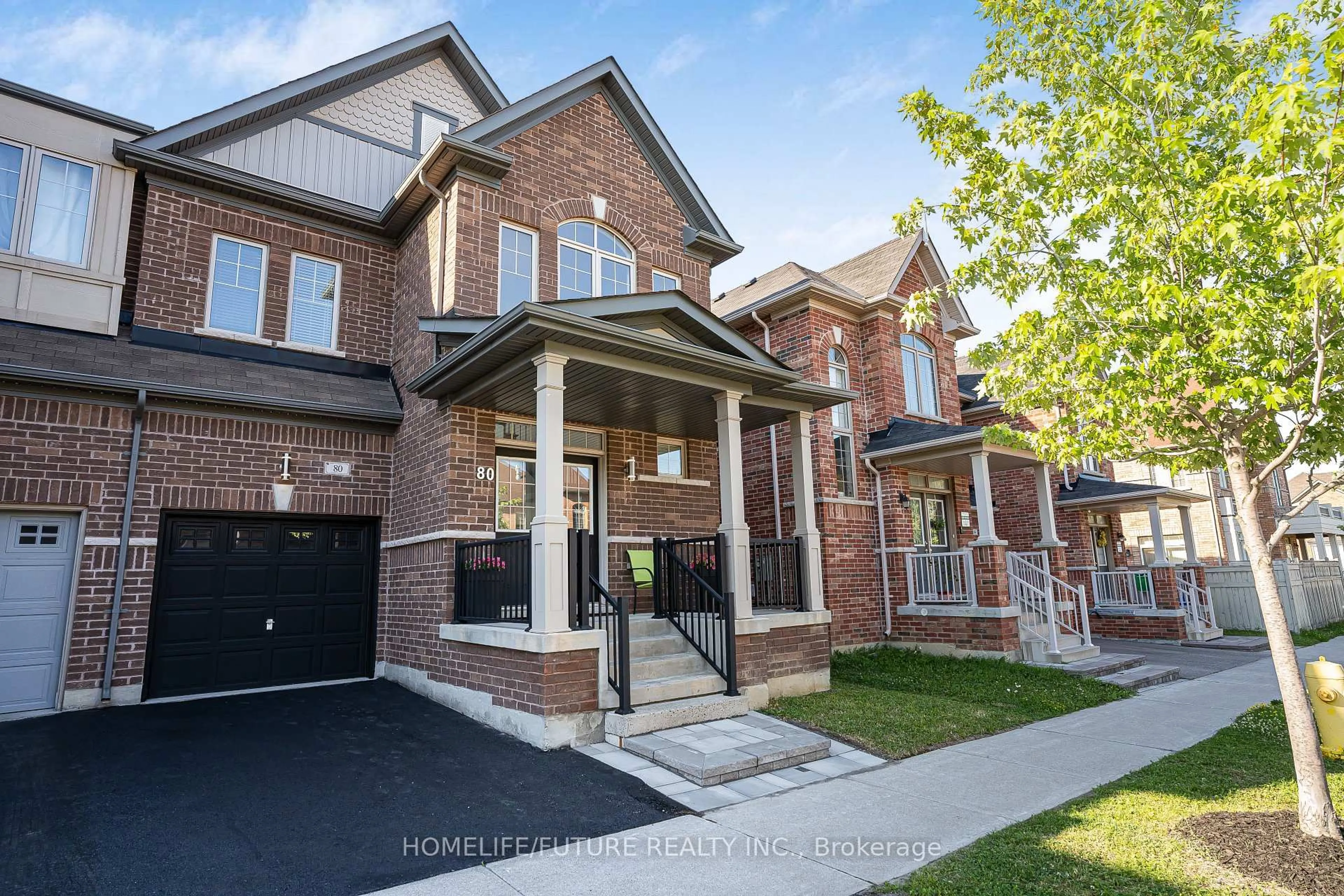 Home with brick exterior material, street for 80 Henry Bauer Ave, Markham Ontario L6C 0T1
