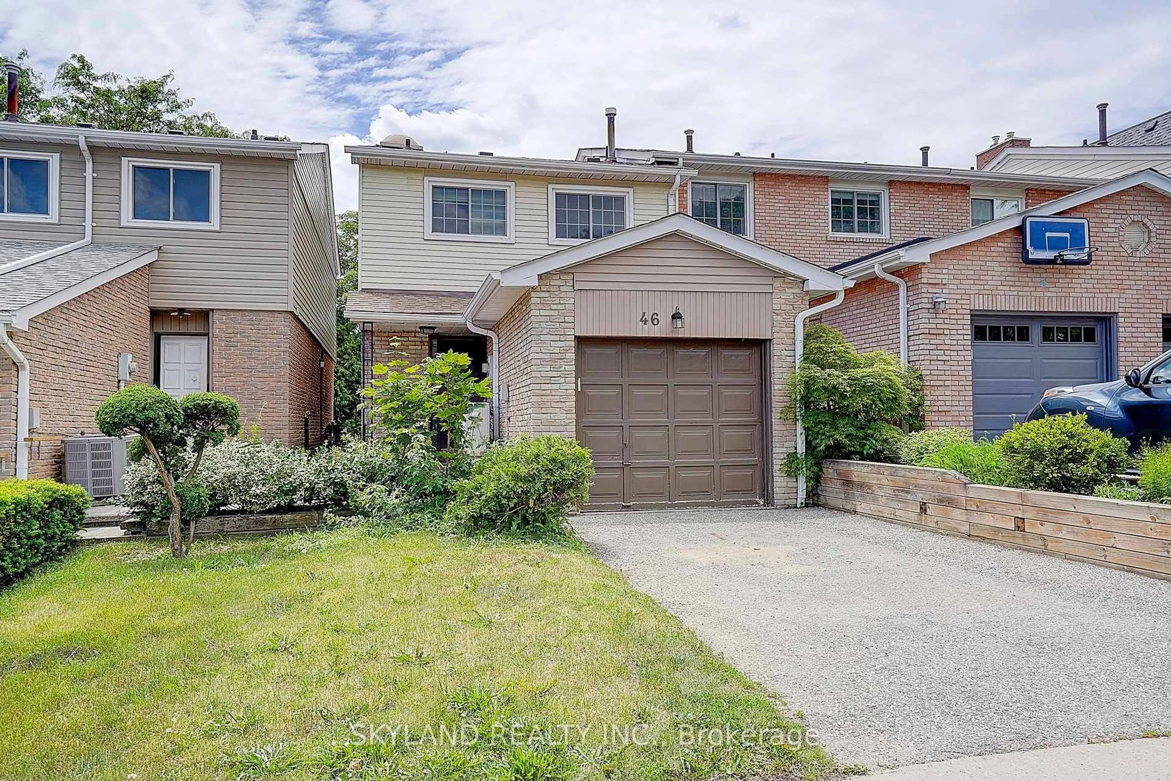 Home with brick exterior material, street for 46 West Borough St, Markham Ontario L3T 4X5
