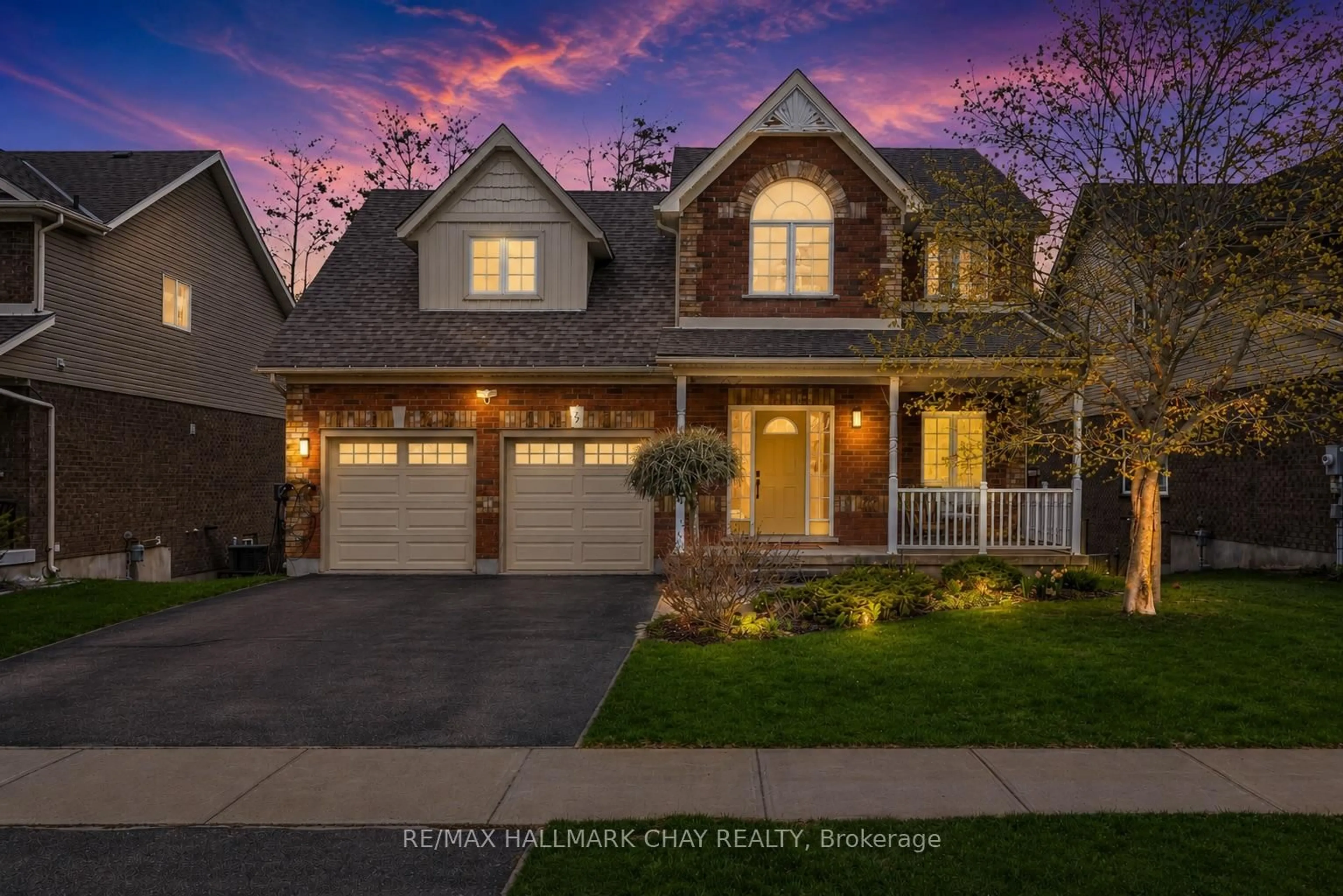 Home with brick exterior material, street for 17 Armeda Clow Cres, Essa Ontario L3W 0H7