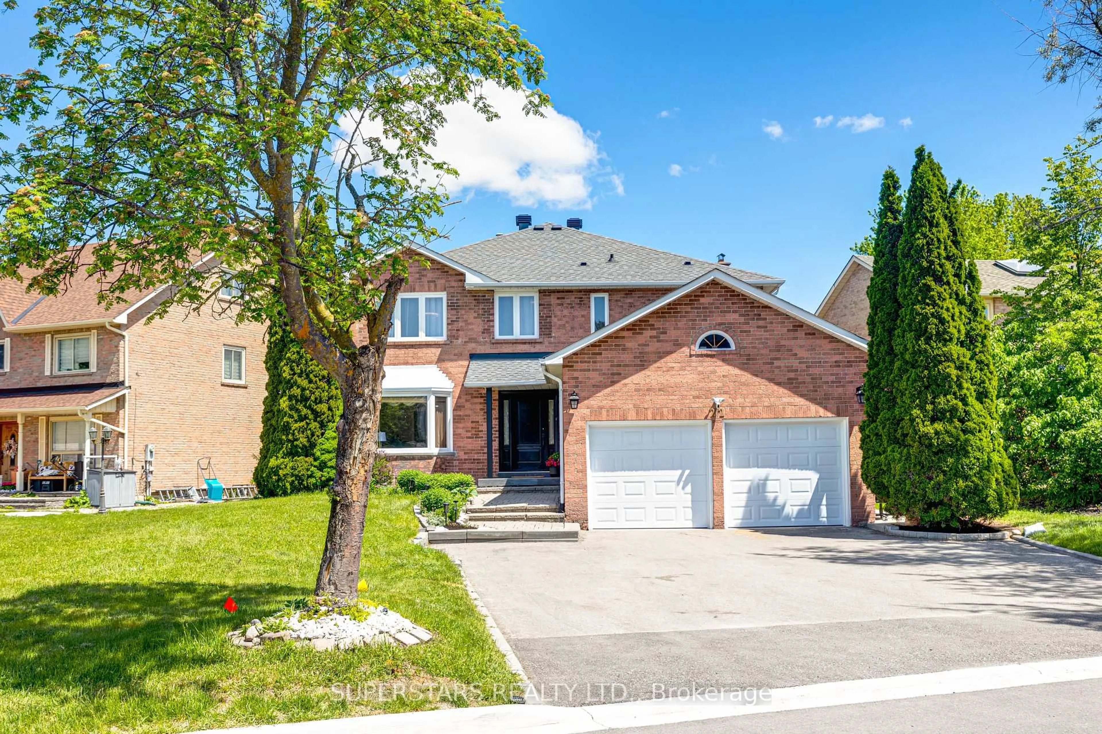 Home with brick exterior material, street for 22 West Side Dr, Markham Ontario L3P 7J4