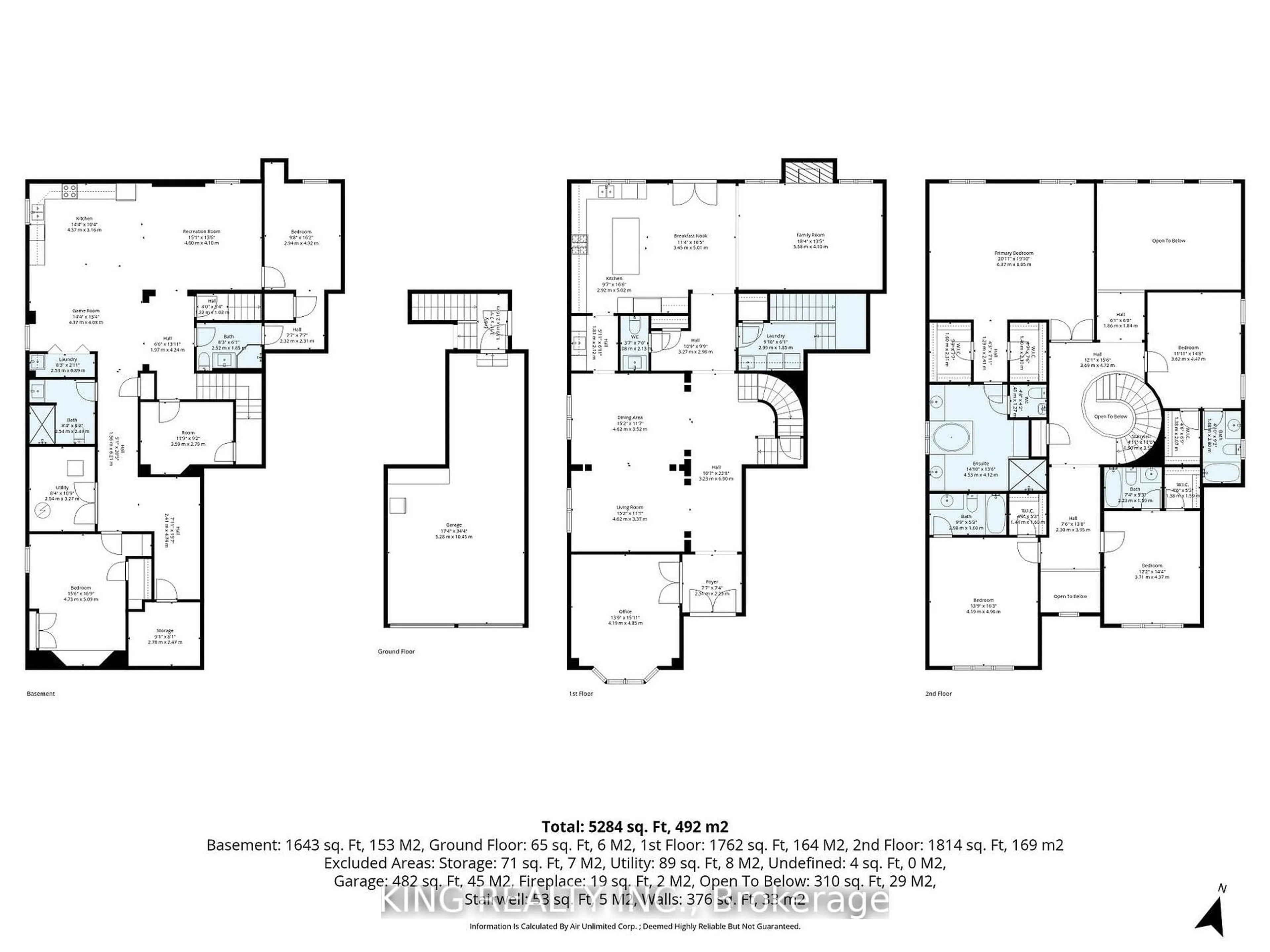 Floor plan for 76 Chesney Cres, Vaughan Ontario L4H 4A5