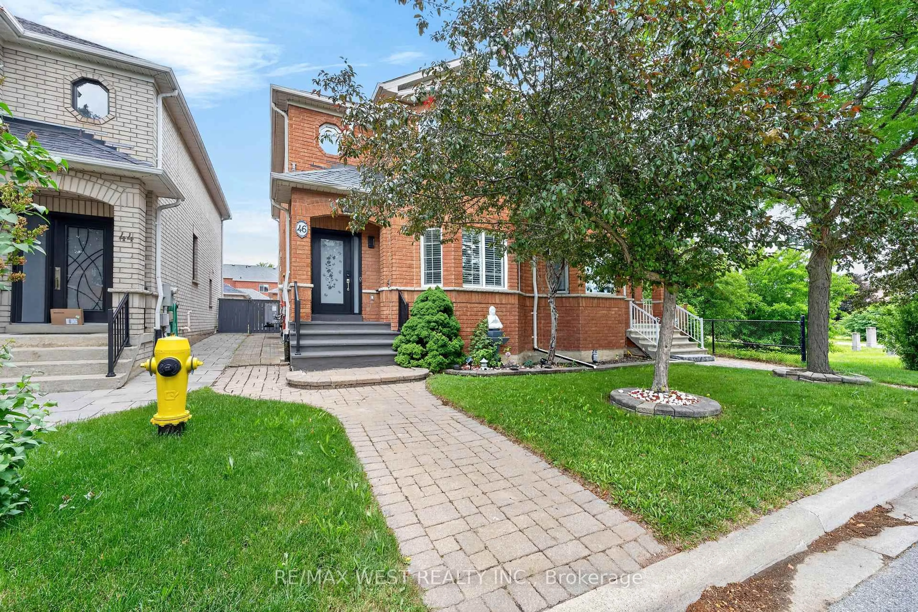 Home with brick exterior material, street for 46 Villa Antica Dr, Vaughan Ontario L4H 1P9