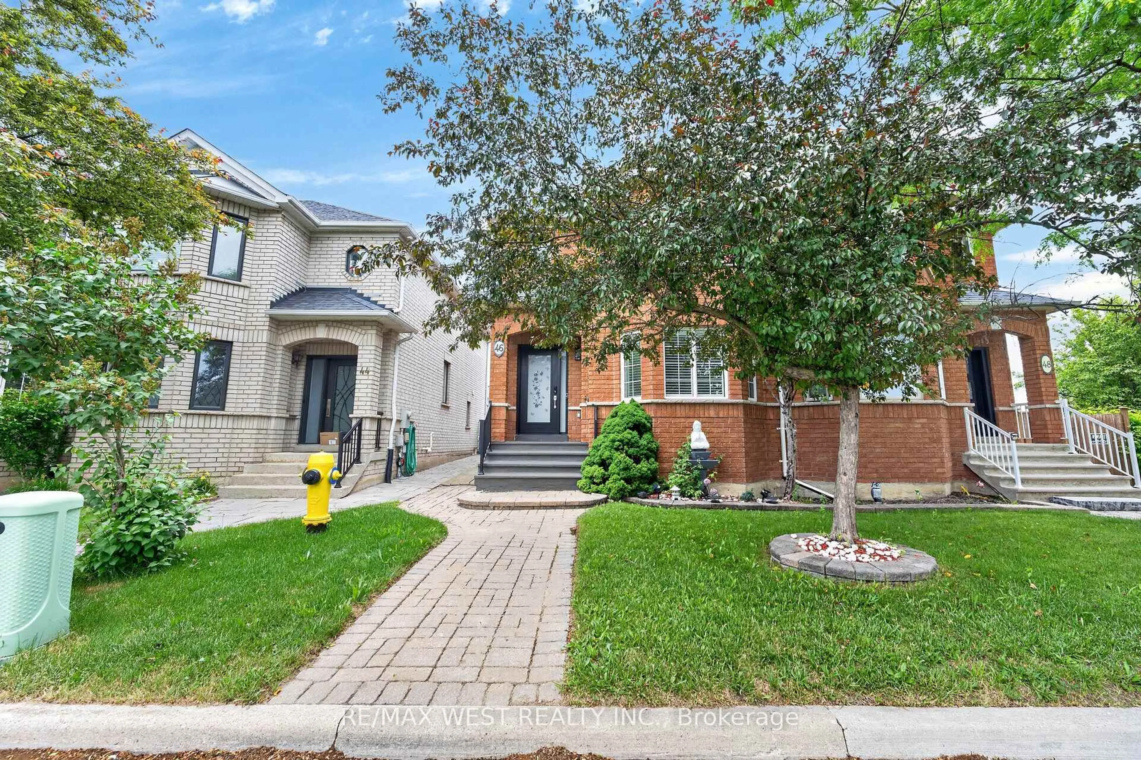 Home with brick exterior material, street for 46 Villa Antica Dr, Vaughan Ontario L4H 1P9