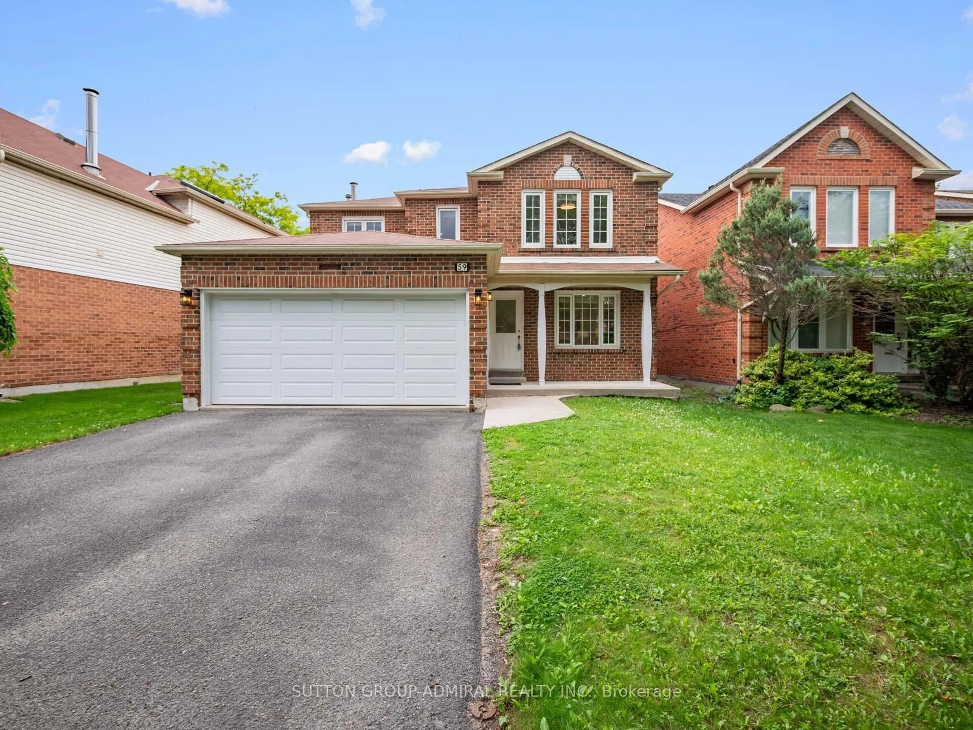 Home with brick exterior material, street for 59 Zahavy Dr, Vaughan Ontario L4J 7R7
