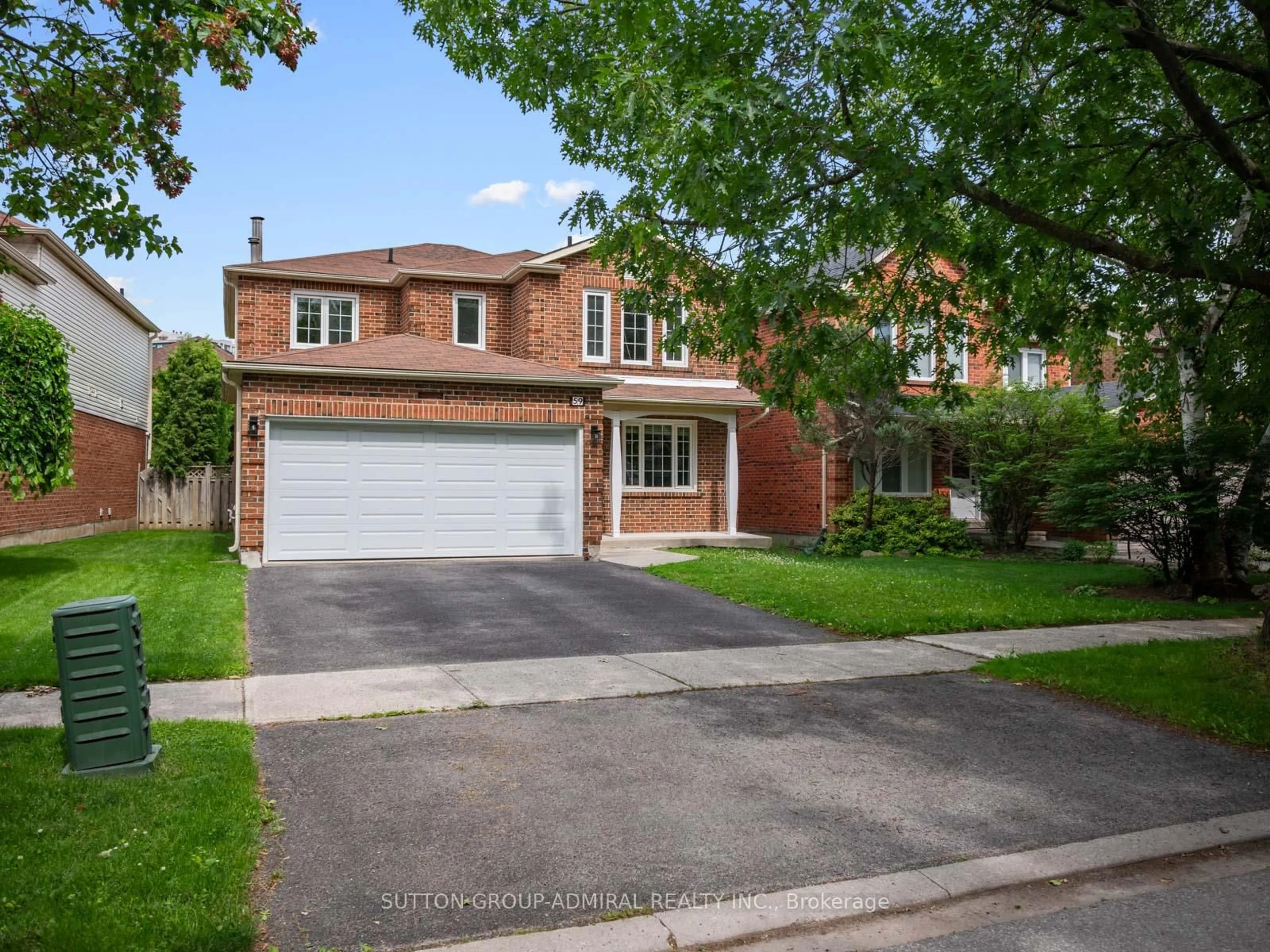 Home with brick exterior material, street for 59 Zahavy Dr, Vaughan Ontario L4J 7R7