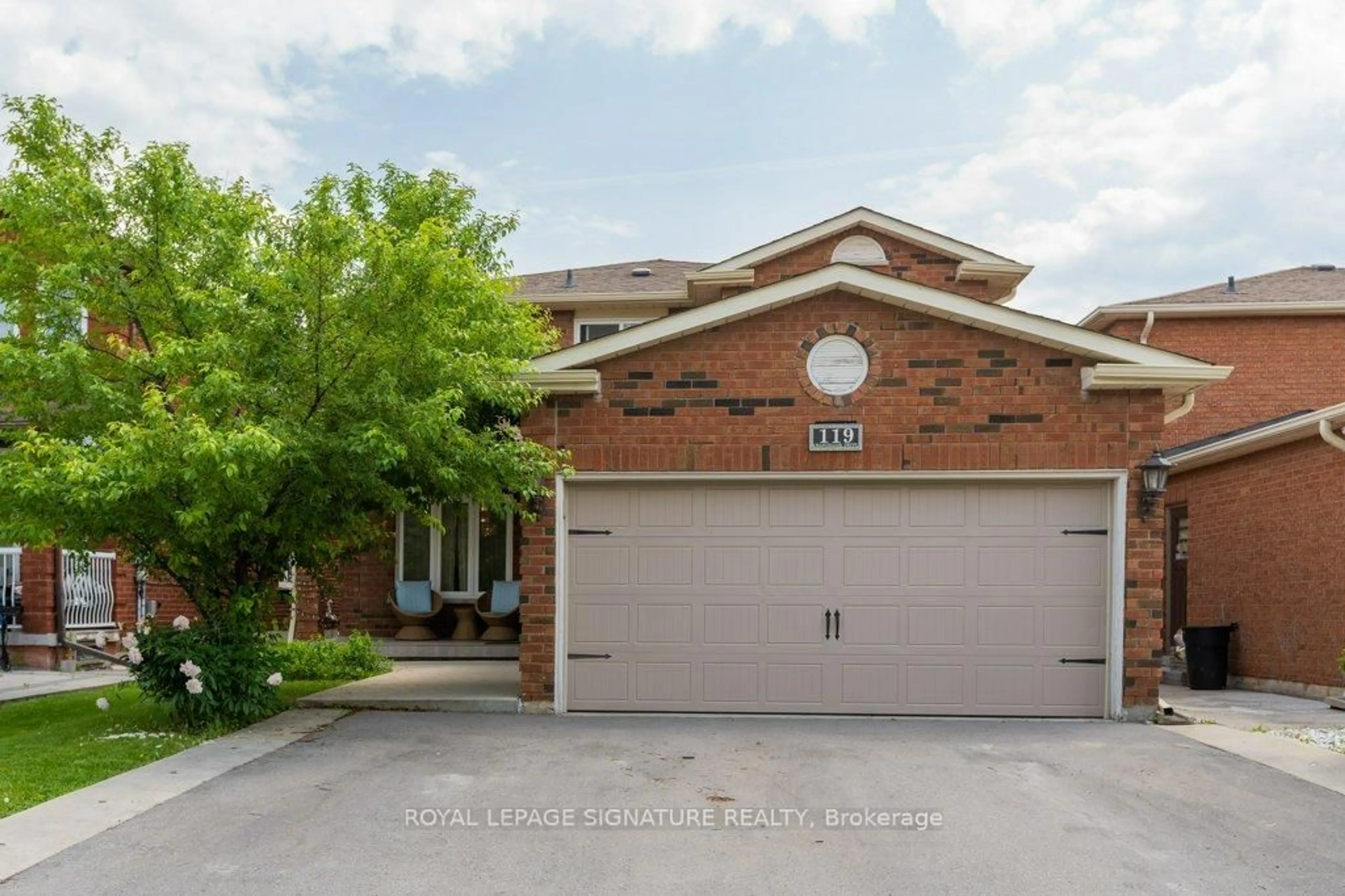 Home with brick exterior material, street for 119 Chancellor Dr, Vaughan Ontario L4L 7M9