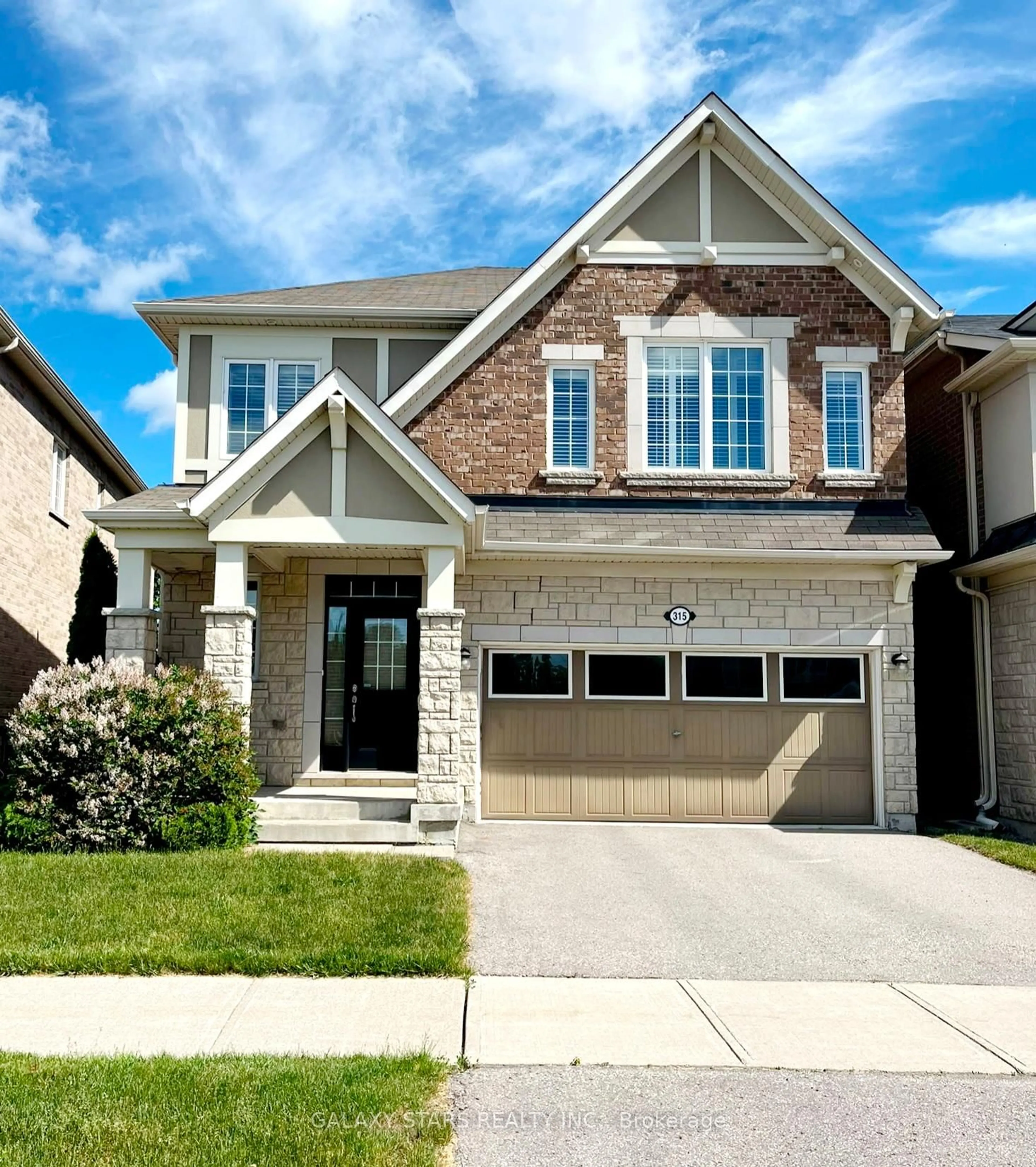Home with brick exterior material, street for 315 Thomas Phillips Dr, Aurora Ontario L4G 0T3