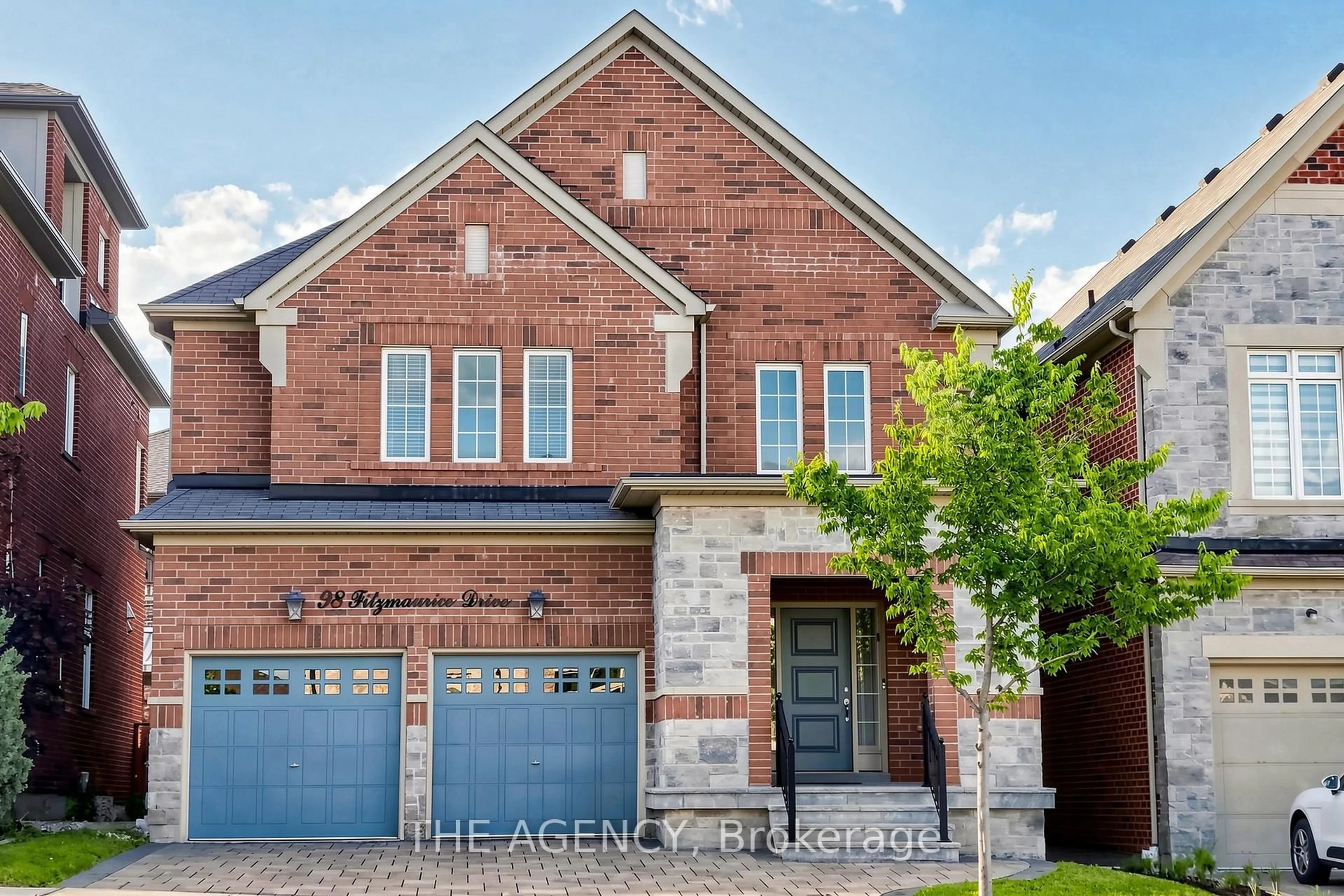 Home with brick exterior material, street for 98 Fitzmaurice Dr, Vaughan Ontario L6A 4X6