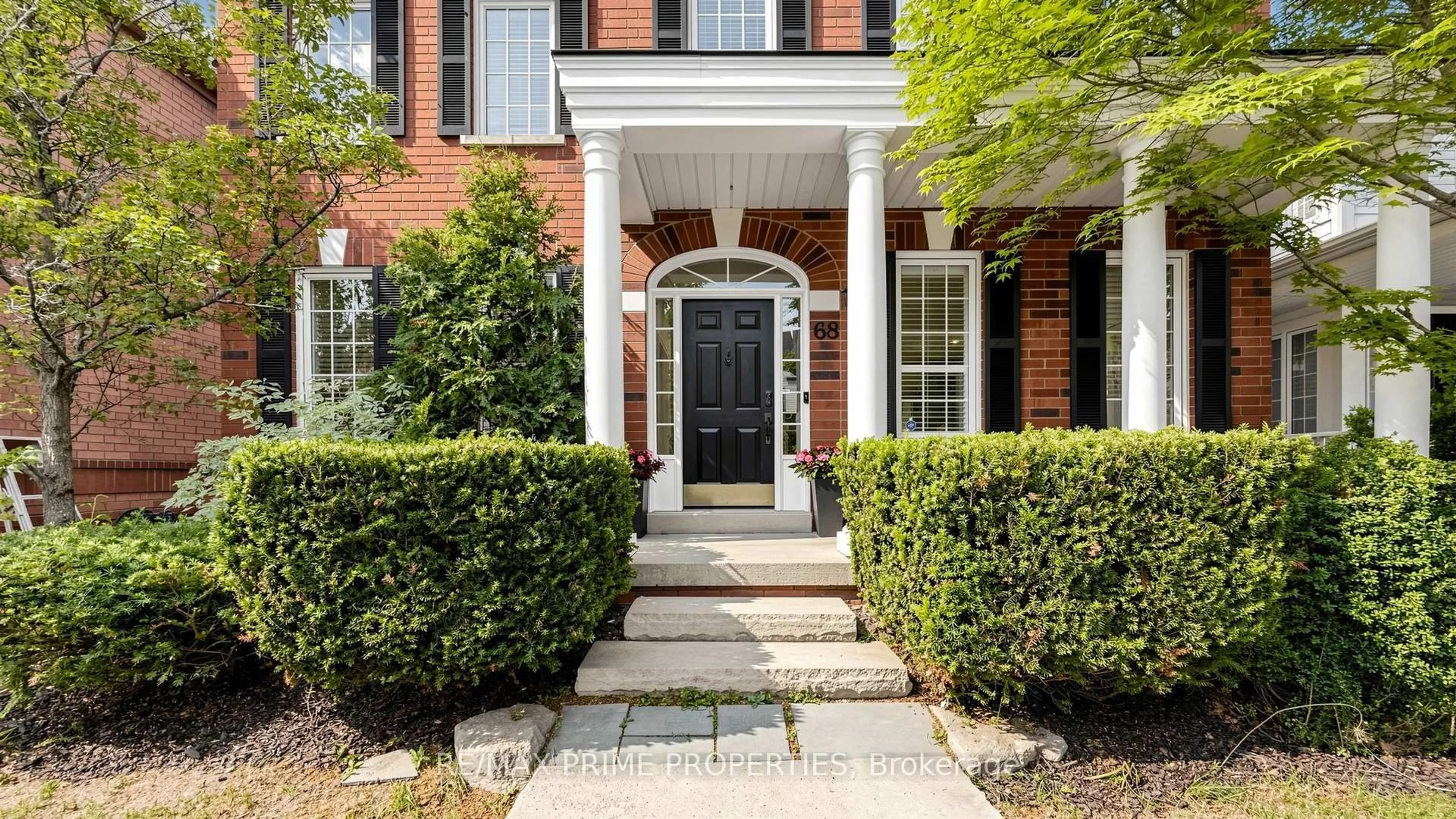 Home with brick exterior material, street for 68 The Meadows Ave, Markham Ontario L6B 1B6