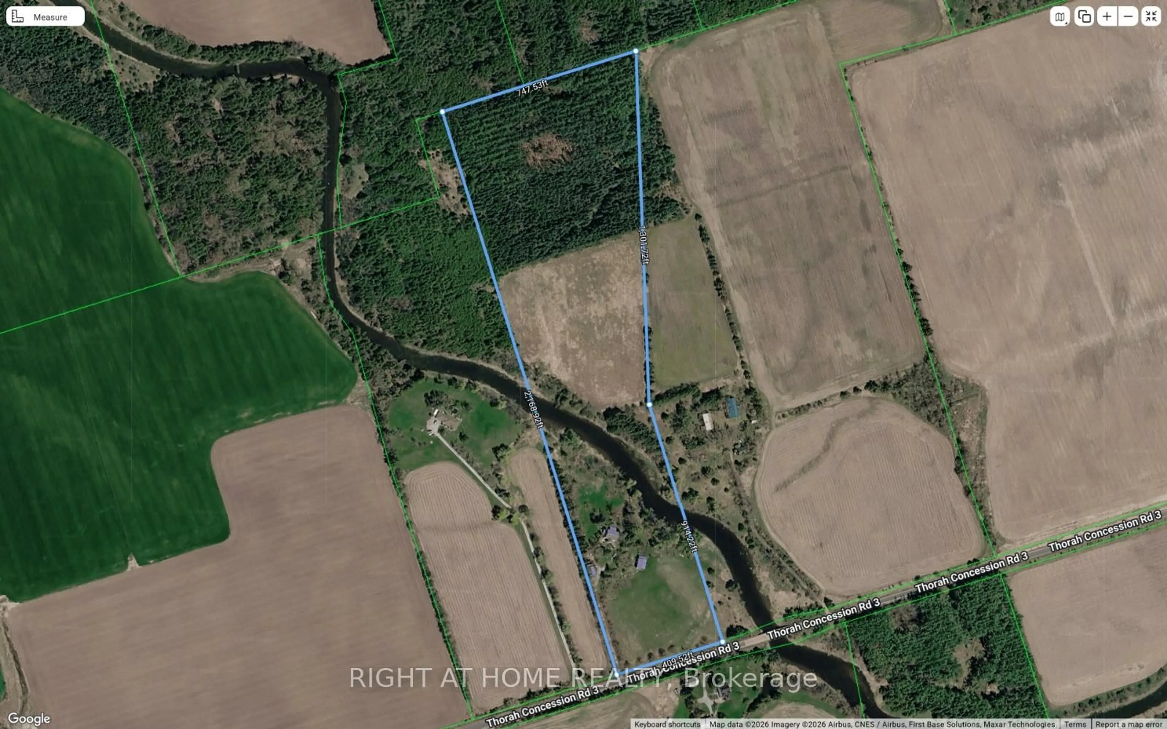 Picture of a map for 1745 Concession 3 Rd, Brock Ontario L0K 1A0