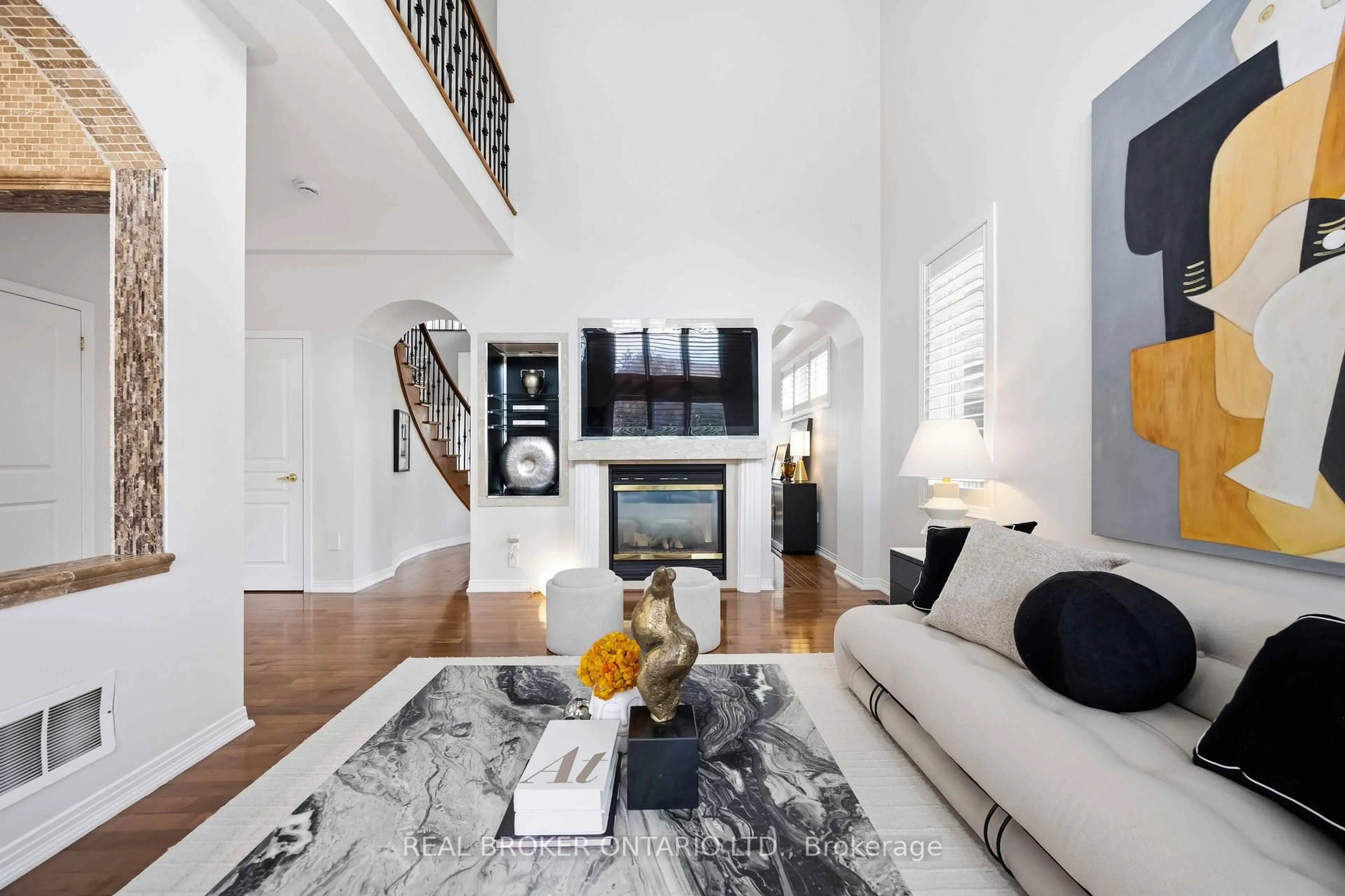 Living room with furniture, unknown for 50 Robert Grundy Rd, Markham Ontario L6C 3A3