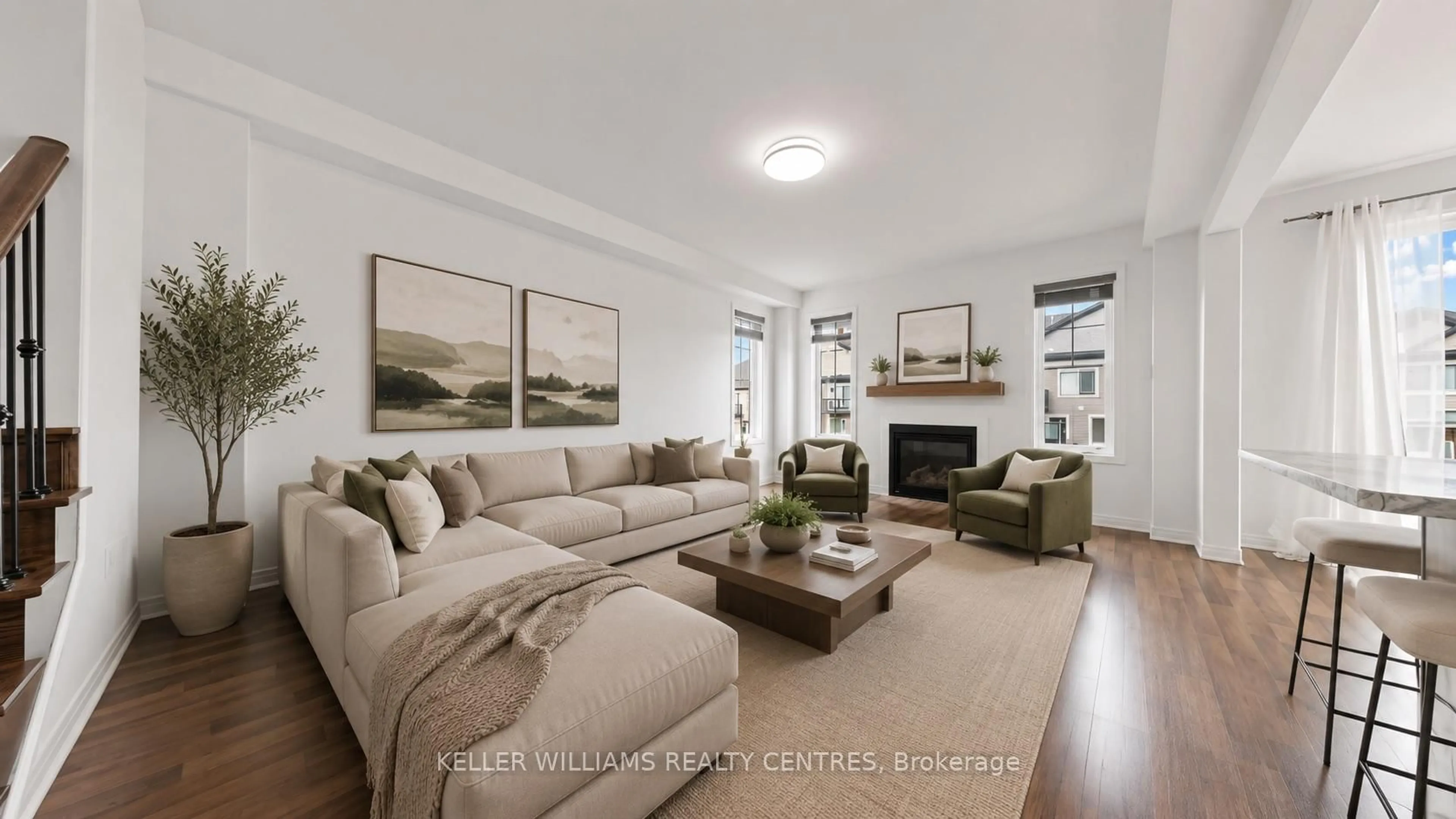 Living room with furniture, unknown for 3 Pridham Pl, New Tecumseth Ontario L0G 1W0