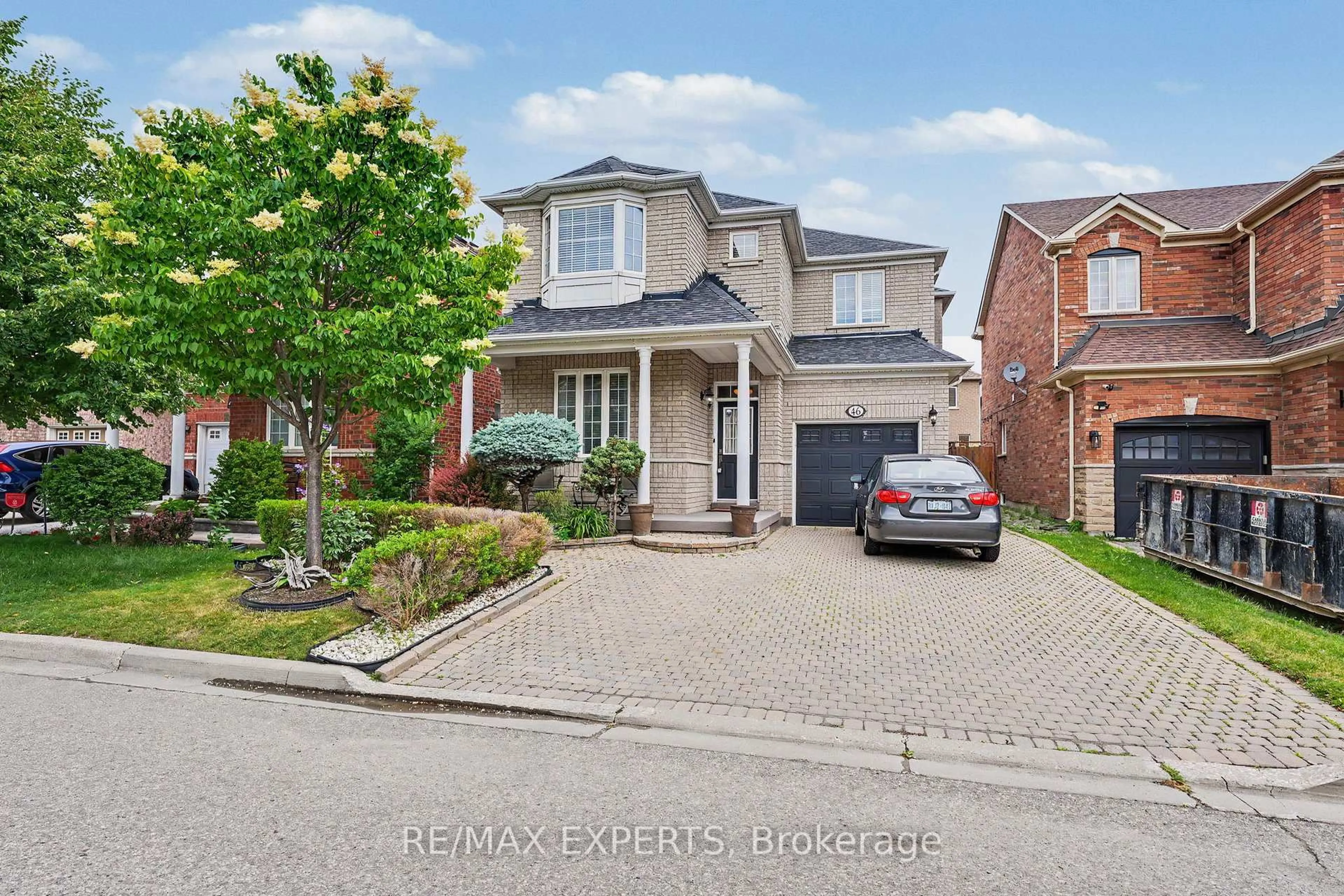 Home with brick exterior material, street for 46 Battleford Ave, Vaughan Ontario L4H 2L9