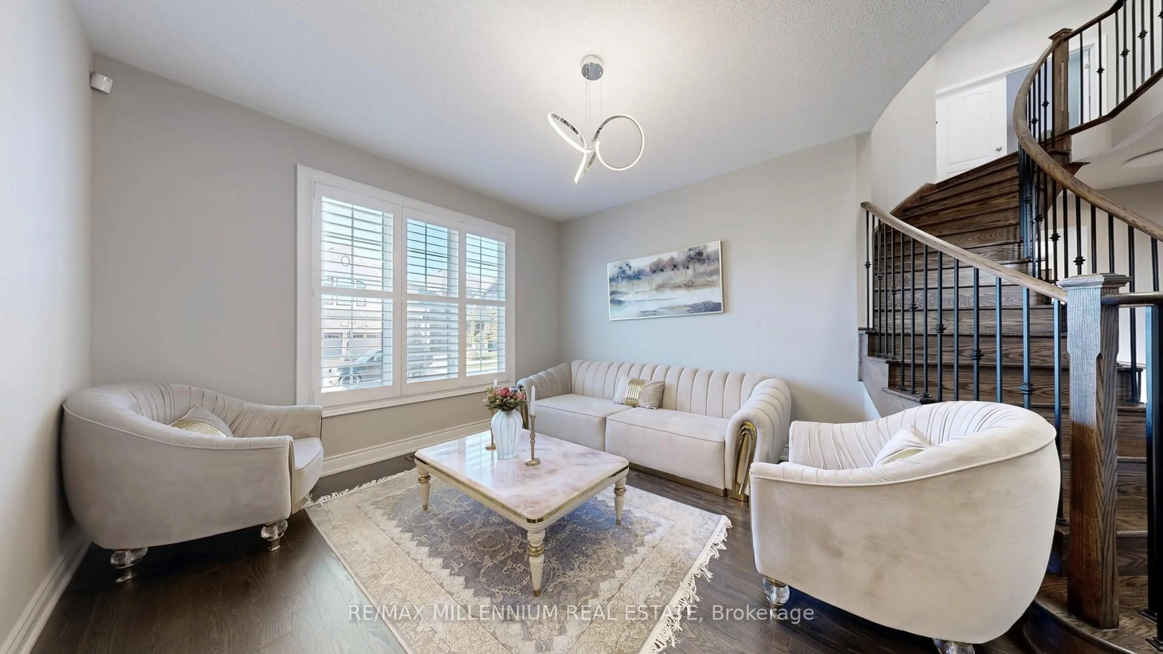 Living room with furniture, unknown for 845 Langford Blvd, Bradford West Gwillimbury Ontario L3Z 4J2