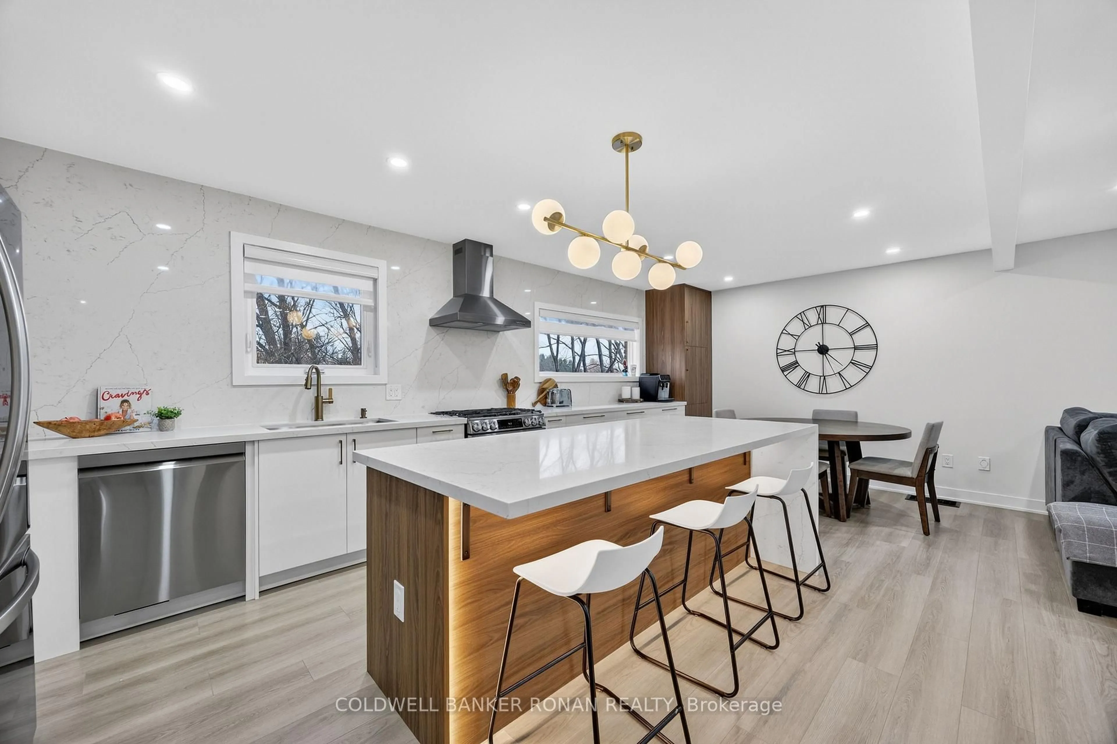 Open concept kitchen, ceramic/tile floor for 5 John St, Adjala-Tosorontio Ontario L0G 1L0