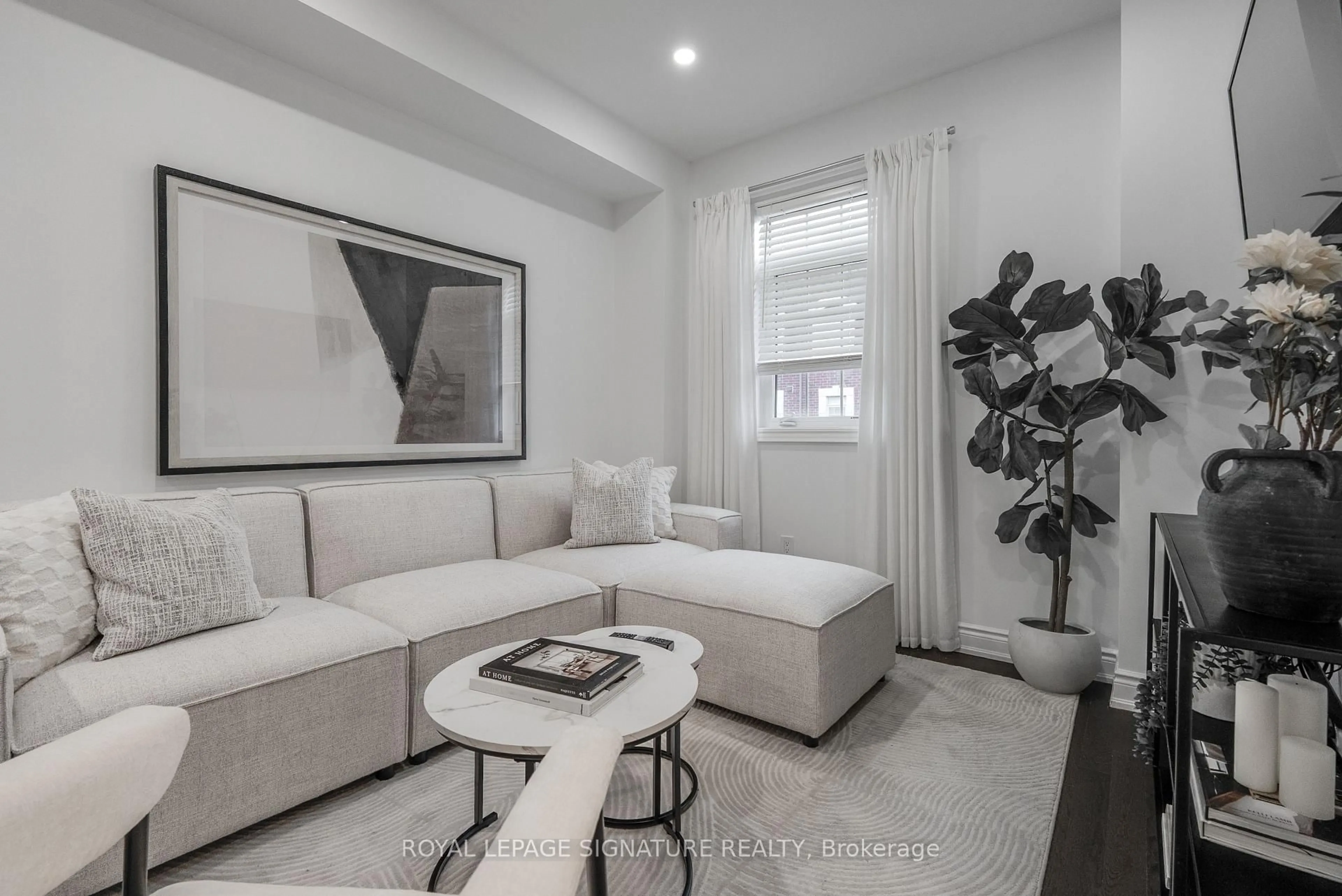 Living room with furniture, unknown for 14 Queen Mary Crt, Vaughan Ontario L4L 0H9