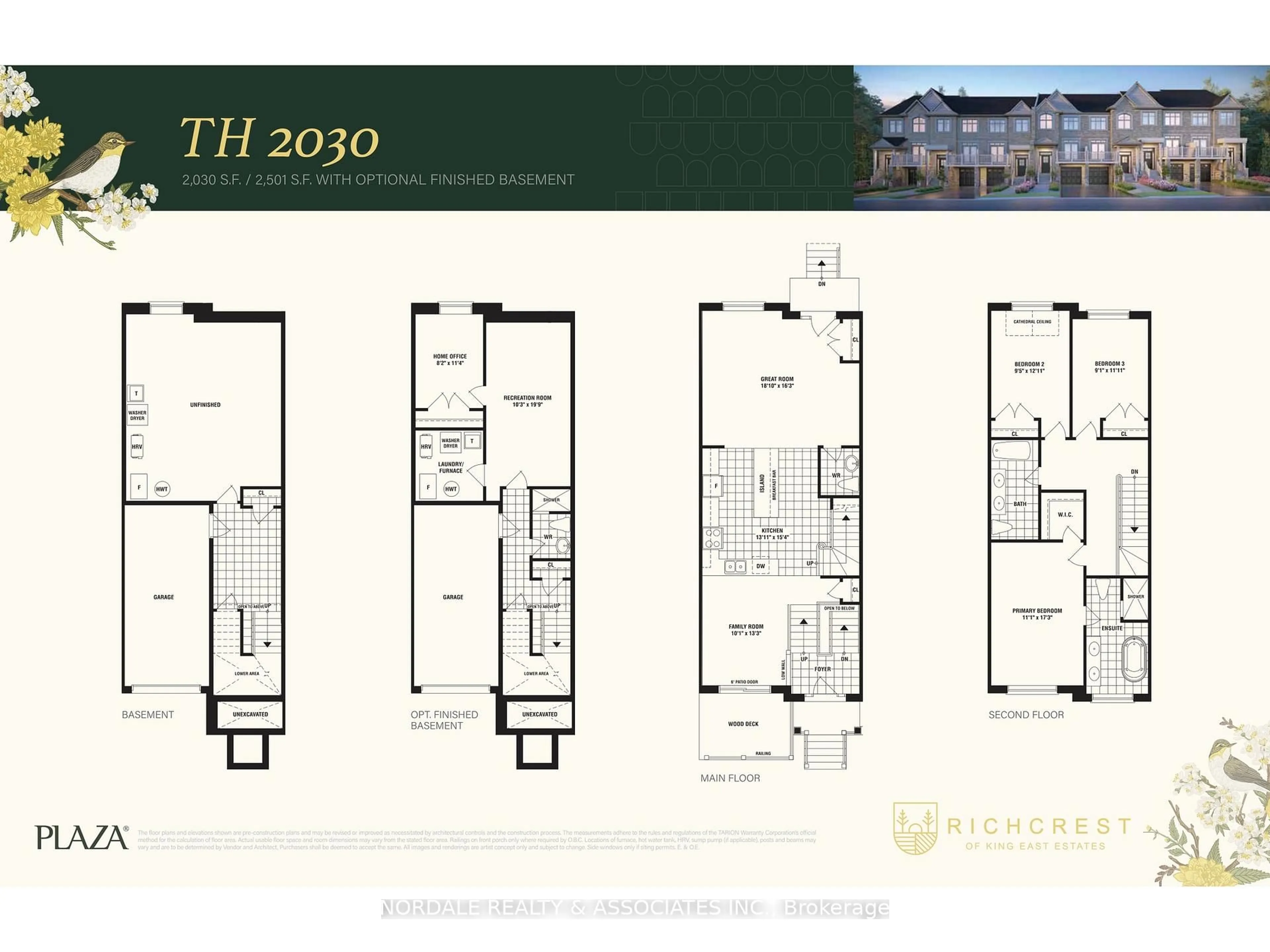 Floor plan for 193 Seguin St, Richmond Hill Ontario L4E 1N3