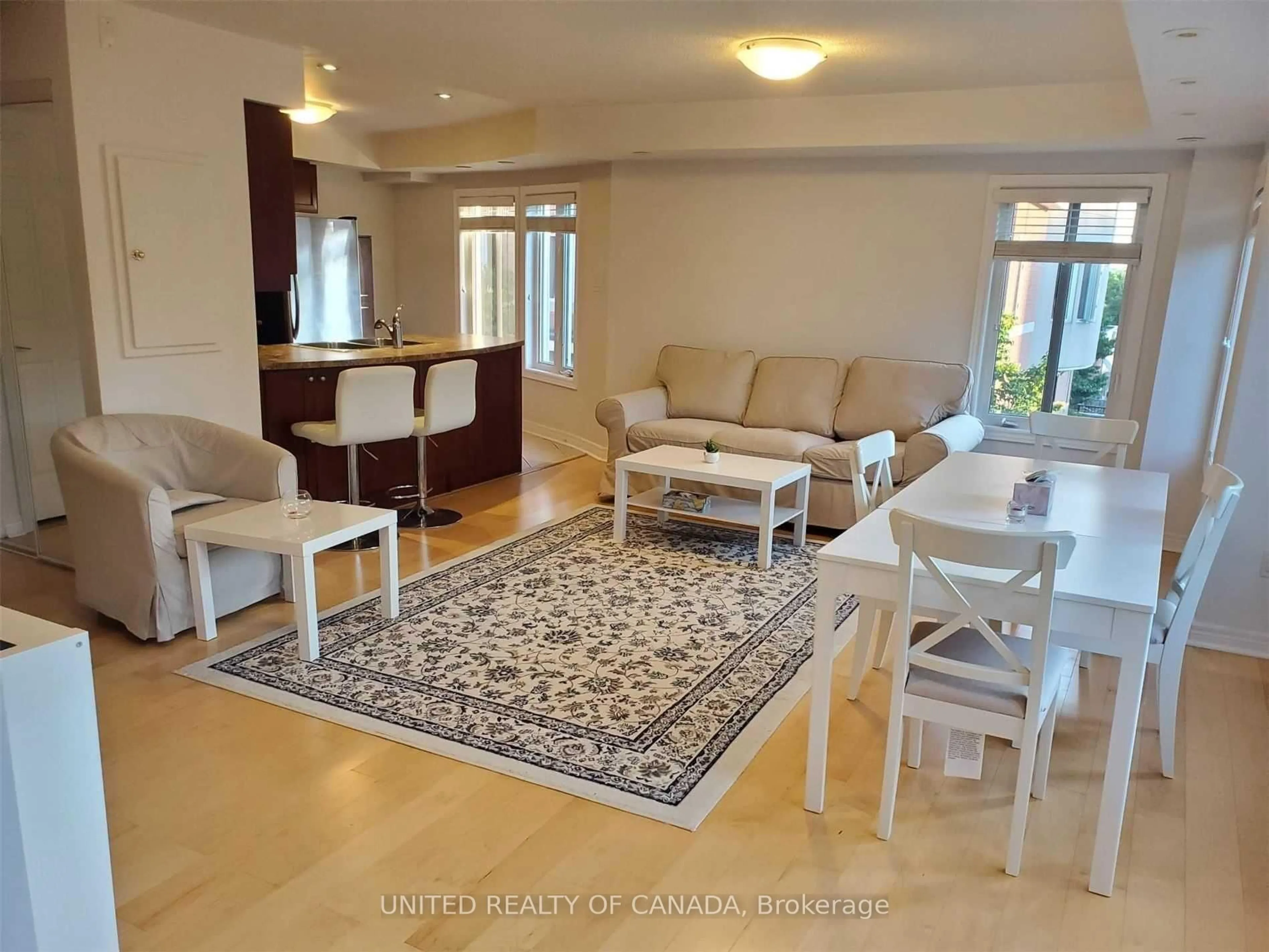 Living room with furniture, unknown for 312 John St #330, Markham Ontario L3T 0A7