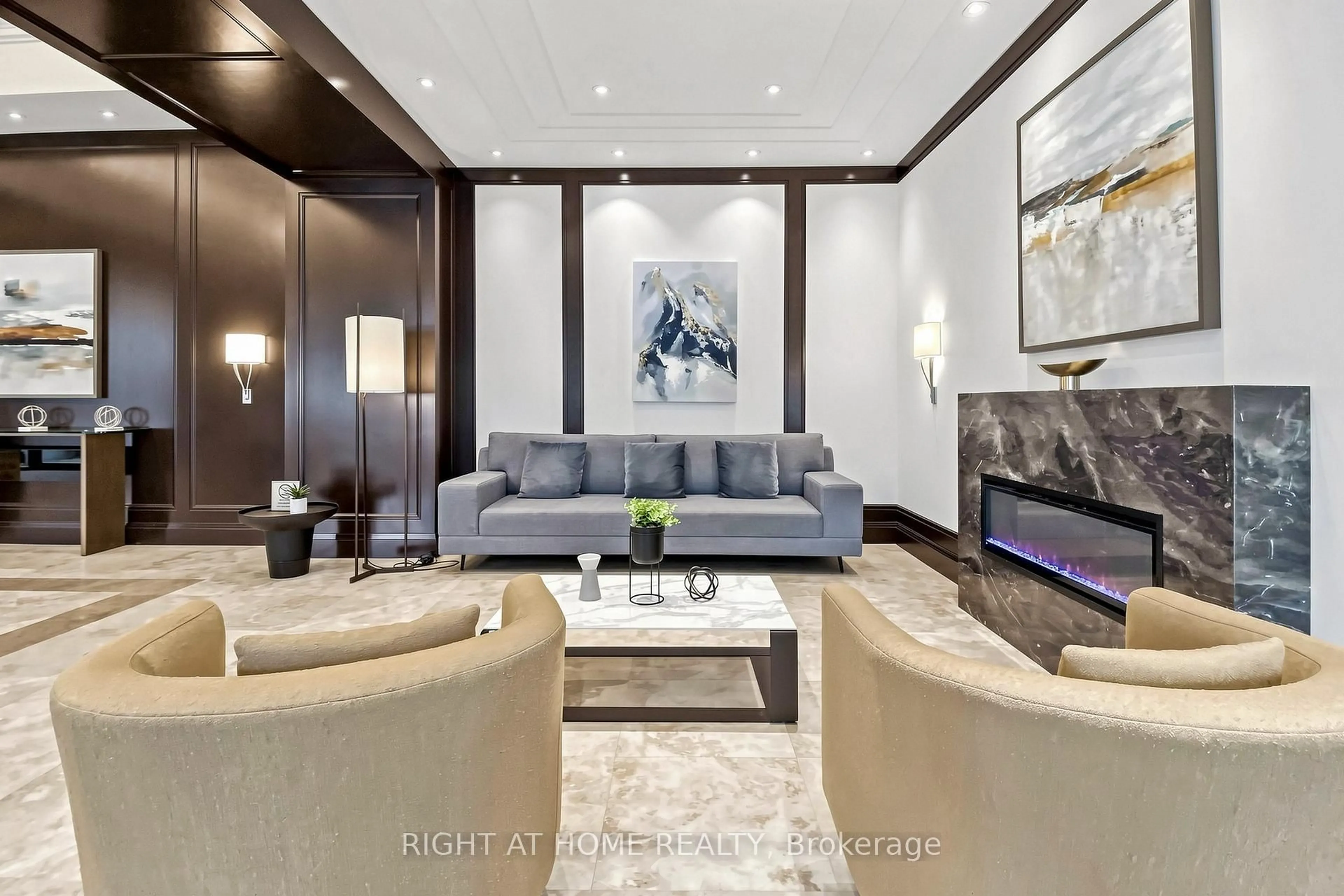 Living room with furniture, unknown for 88 Promenade Circ #1505, Vaughan Ontario L4J 9A4