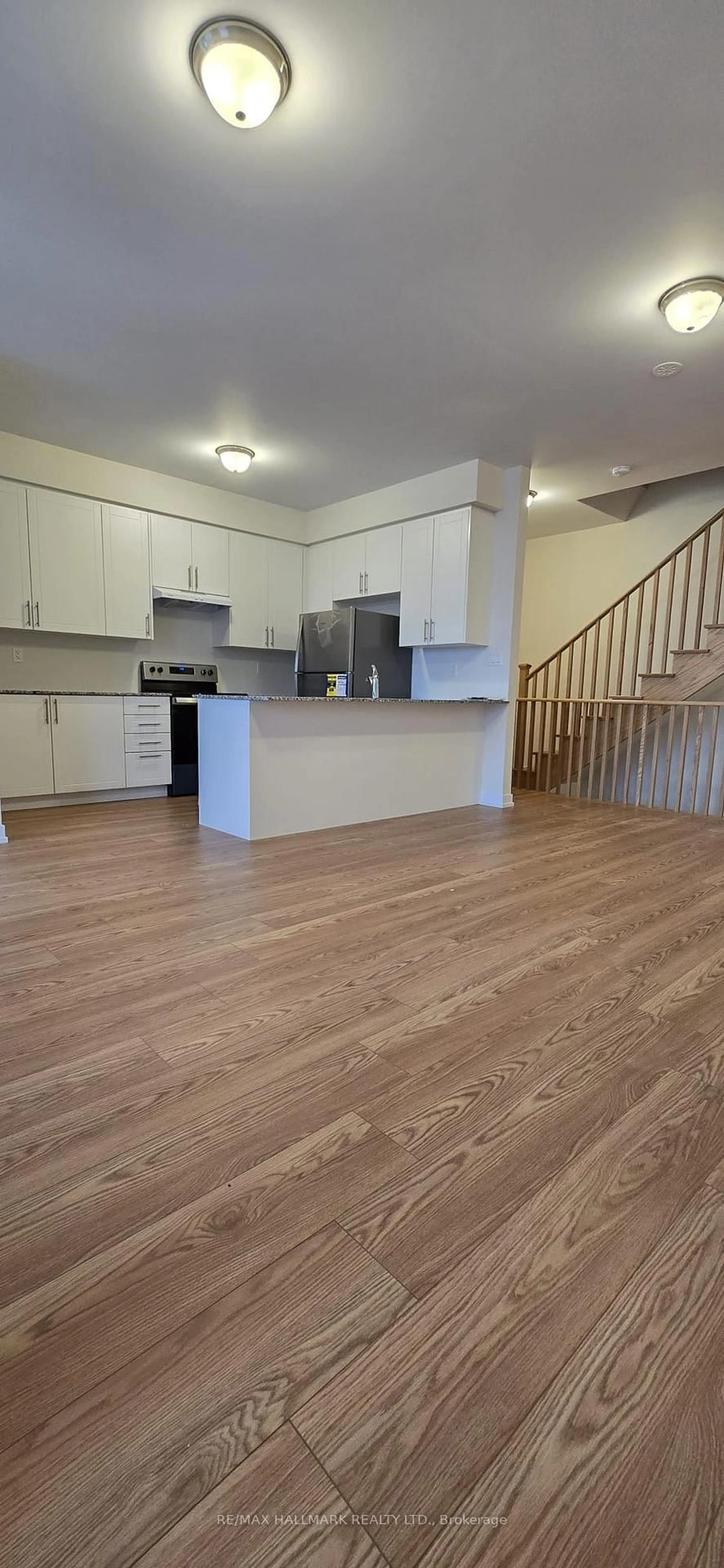 Open concept kitchen, wood/laminate floor for 12 Dandara Gate, Vaughan Ontario L4L 1V8