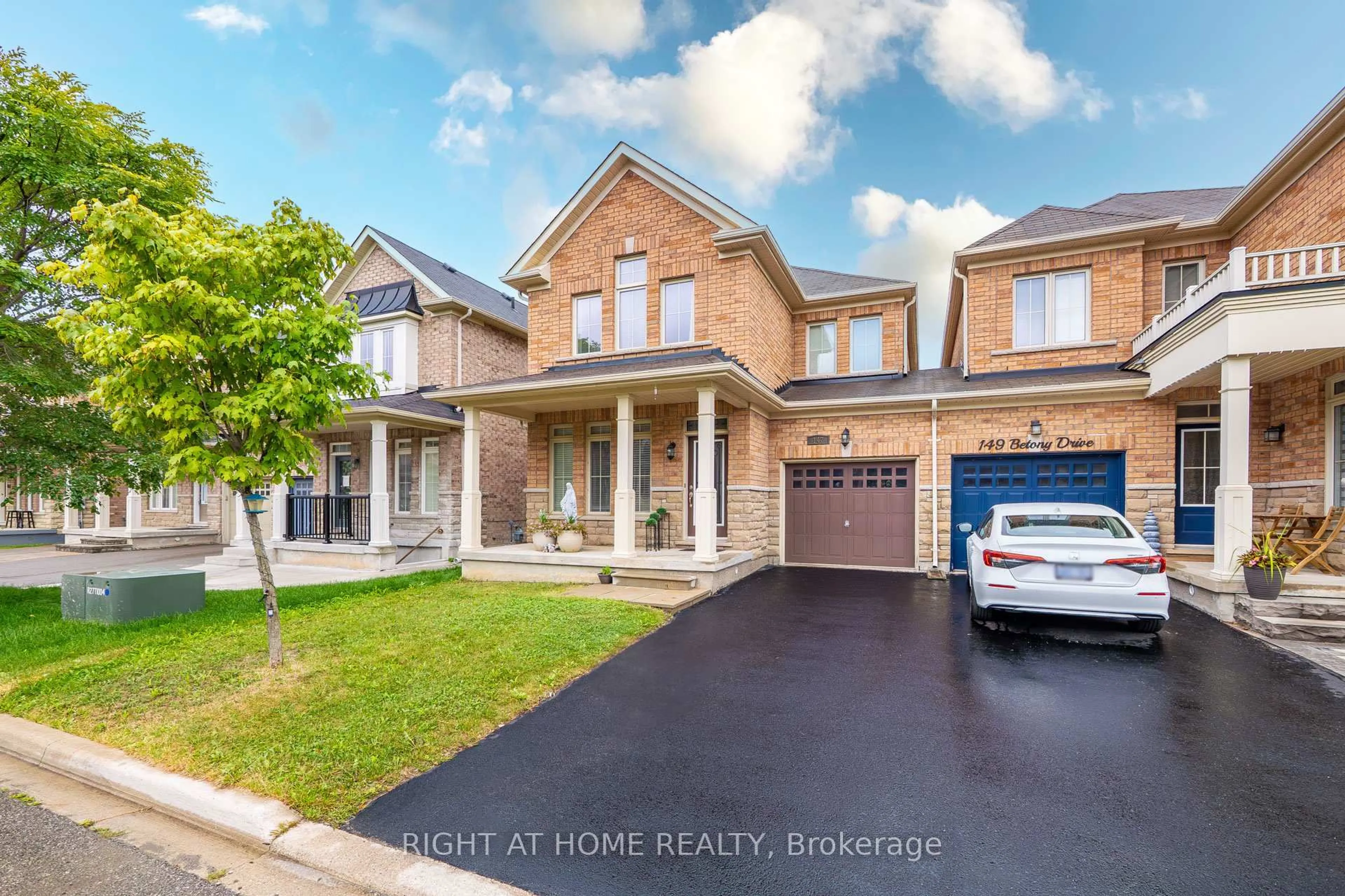 Home with brick exterior material, street for 147 Betony Dr, Richmond Hill Ontario L4E 0P3