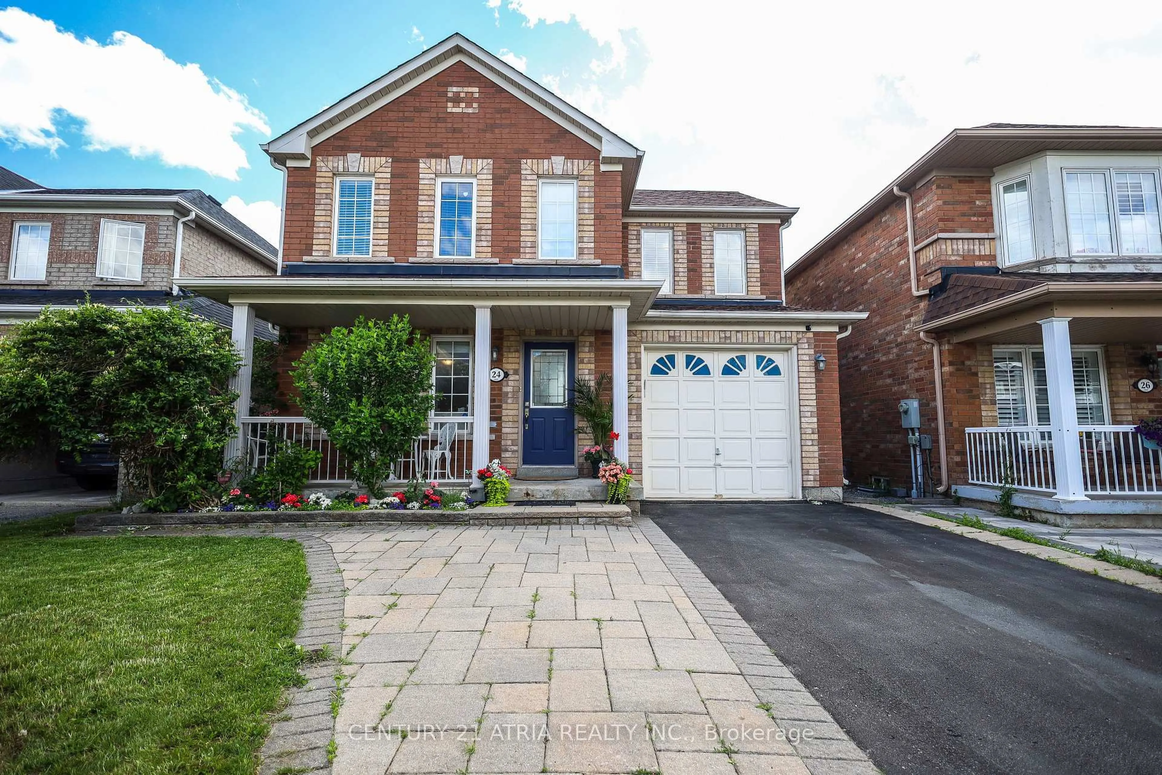 Home with brick exterior material, street for 24 William Grant Rd, Markham Ontario L6E 1R7