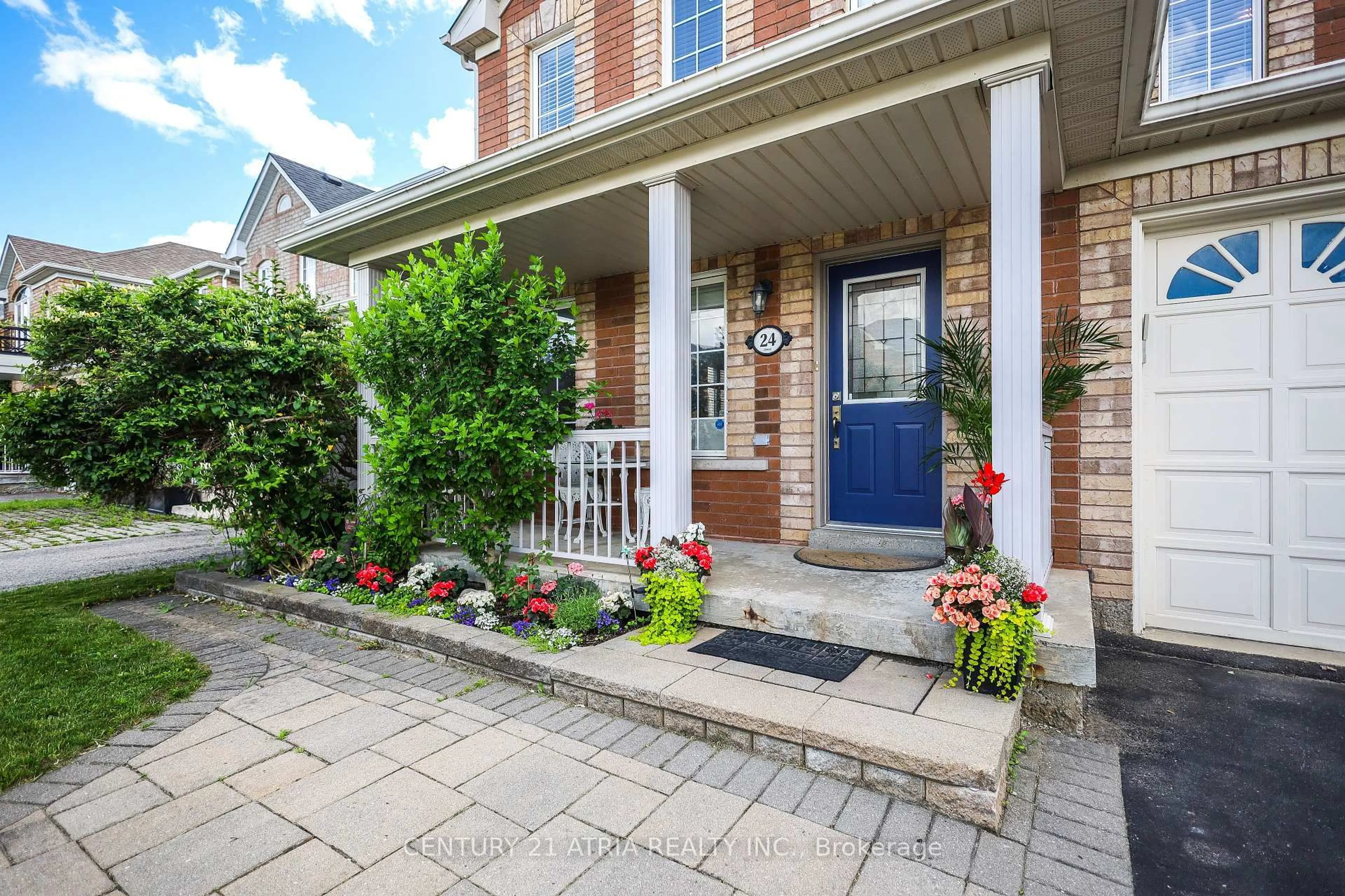 Home with brick exterior material, street for 24 William Grant Rd, Markham Ontario L6E 1R7