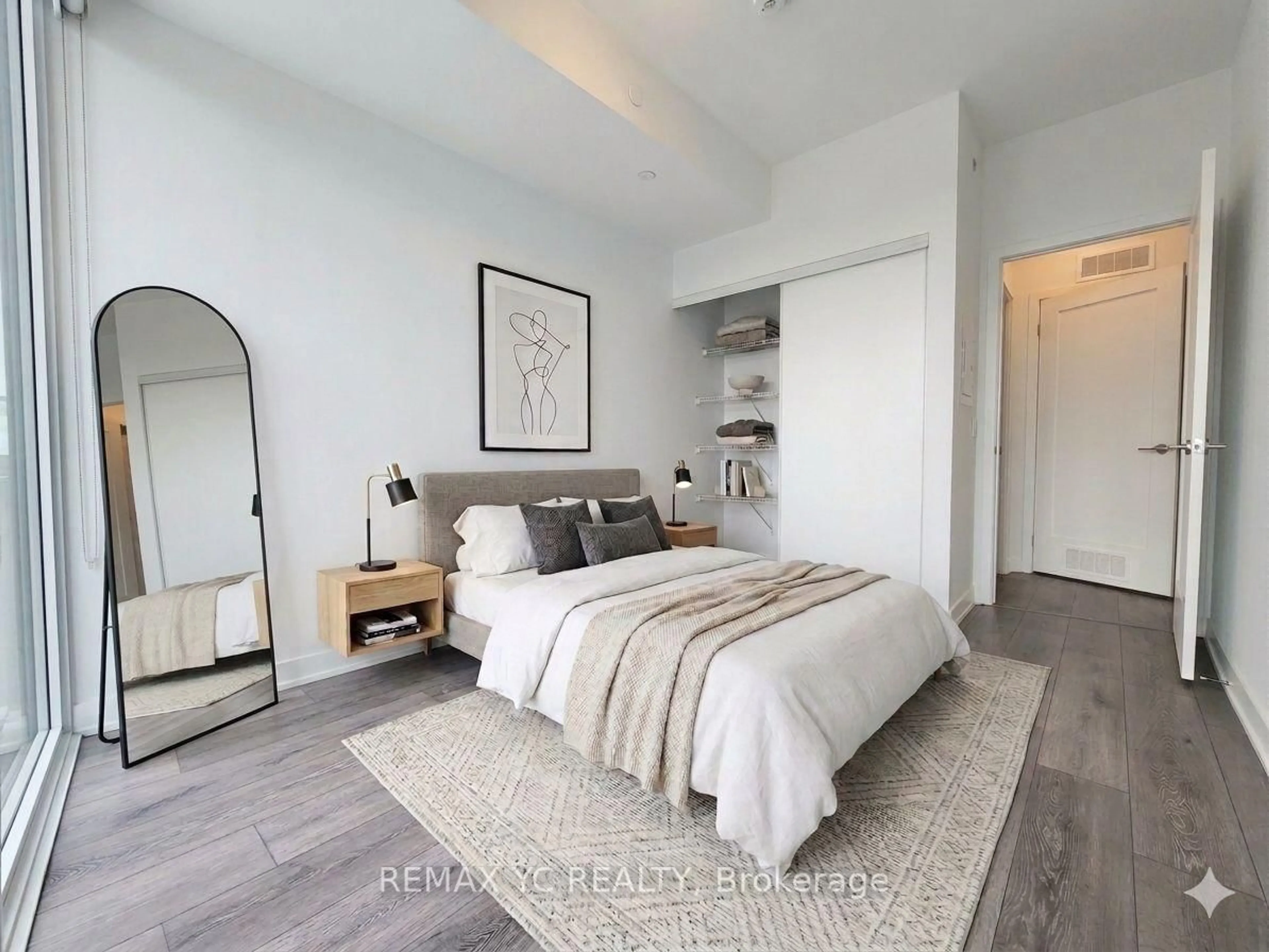 Bedroom with bed, unknown for 95 Oneida Cres #1407, Richmond Hill Ontario L4B 0H5
