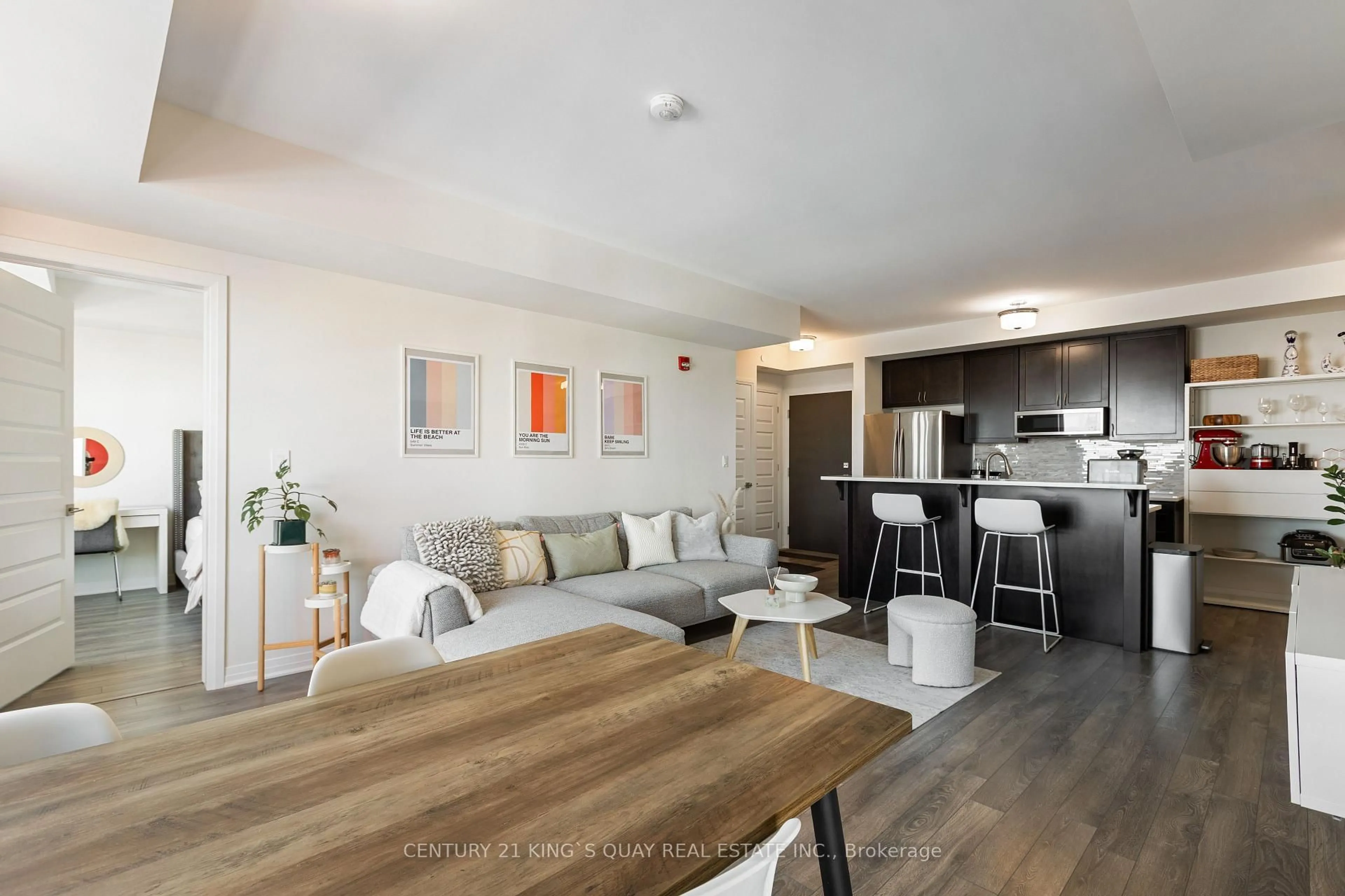Living room with furniture, unknown for 58 Adam Sellers St #503, Markham Ontario L6B 1P5