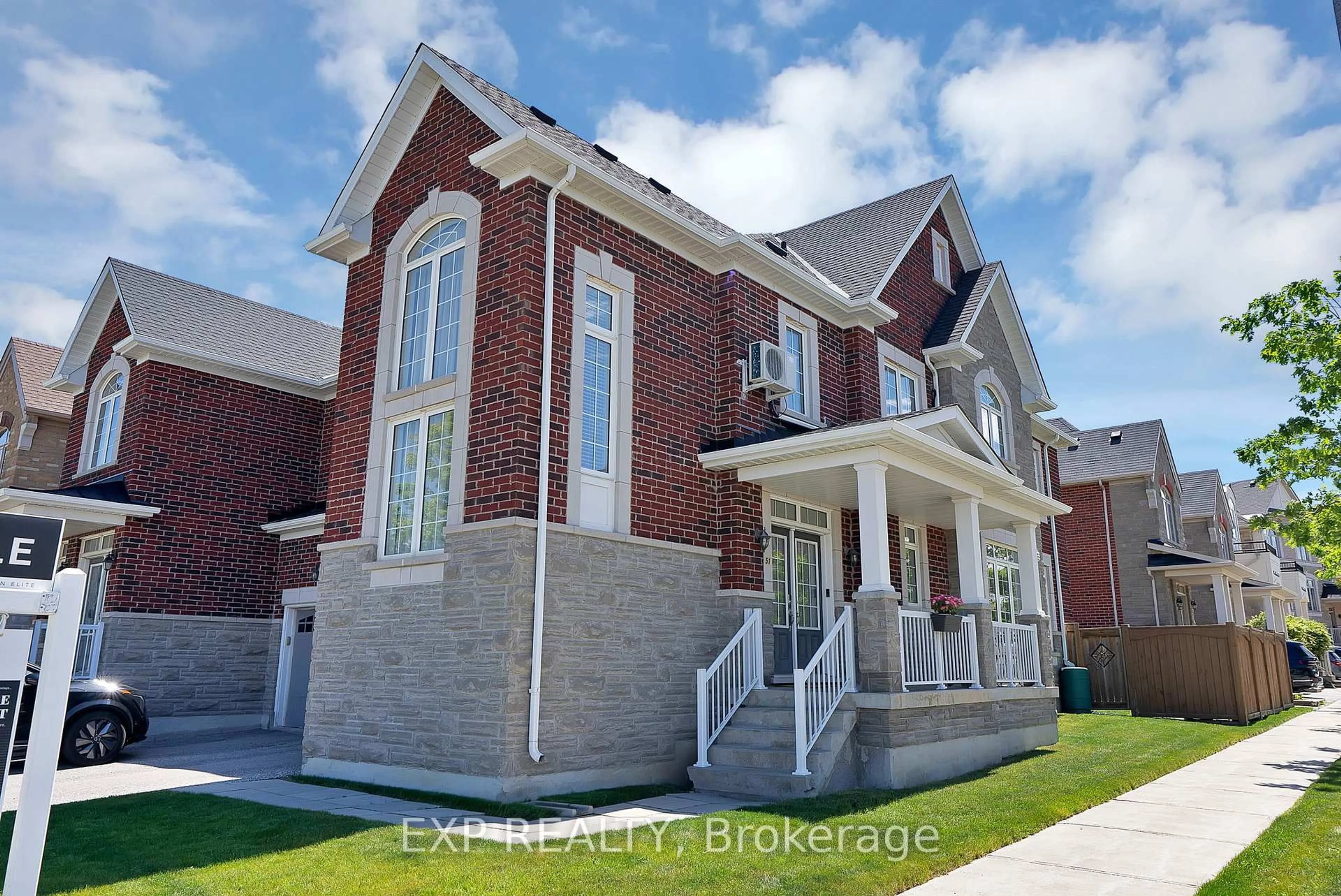 Home with brick exterior material, building for 51 Living Cres, Markham Ontario L6C 0T6