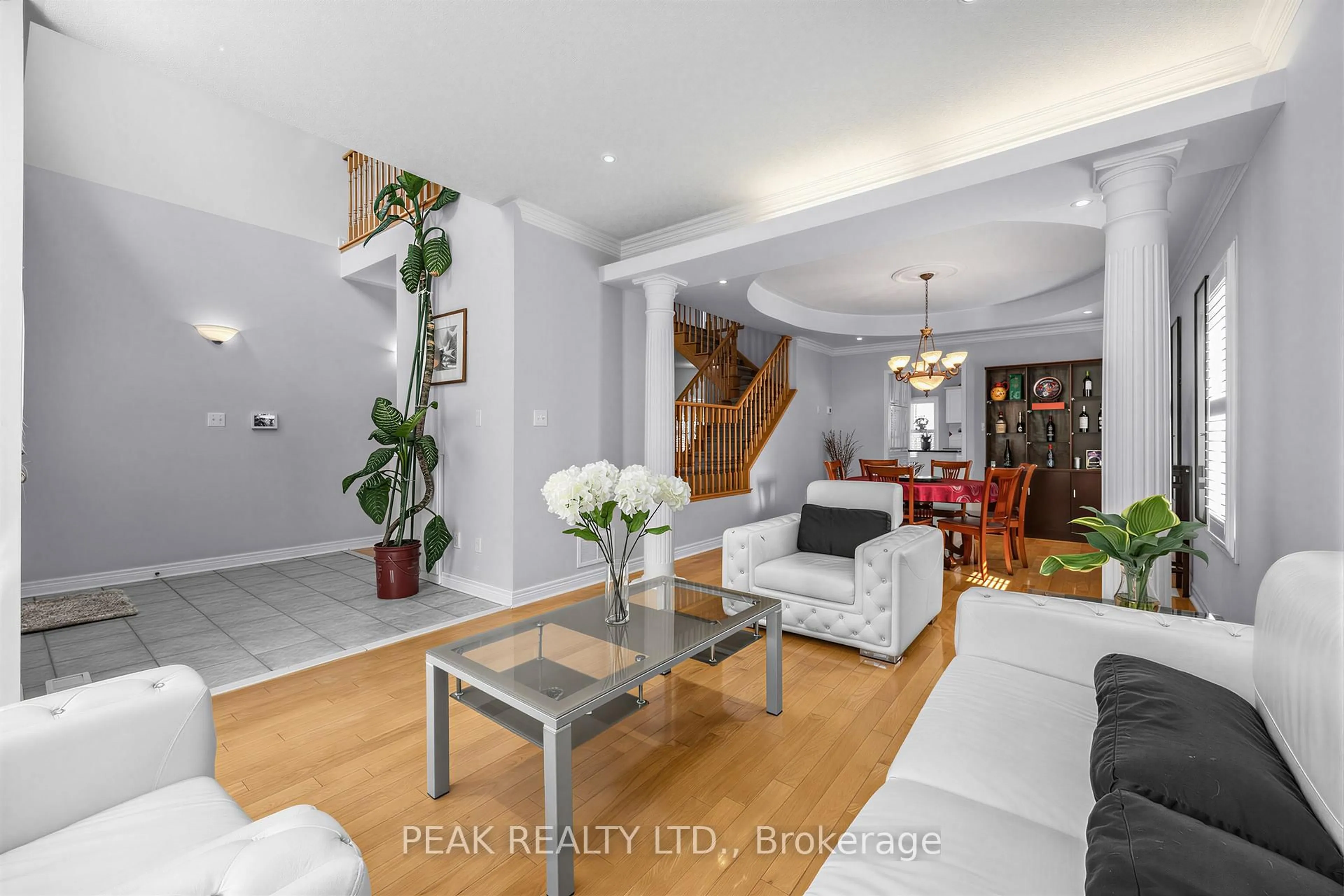 Living room with furniture, unknown for 66 Hollylane Dr, Markham Ontario L6C 2J9
