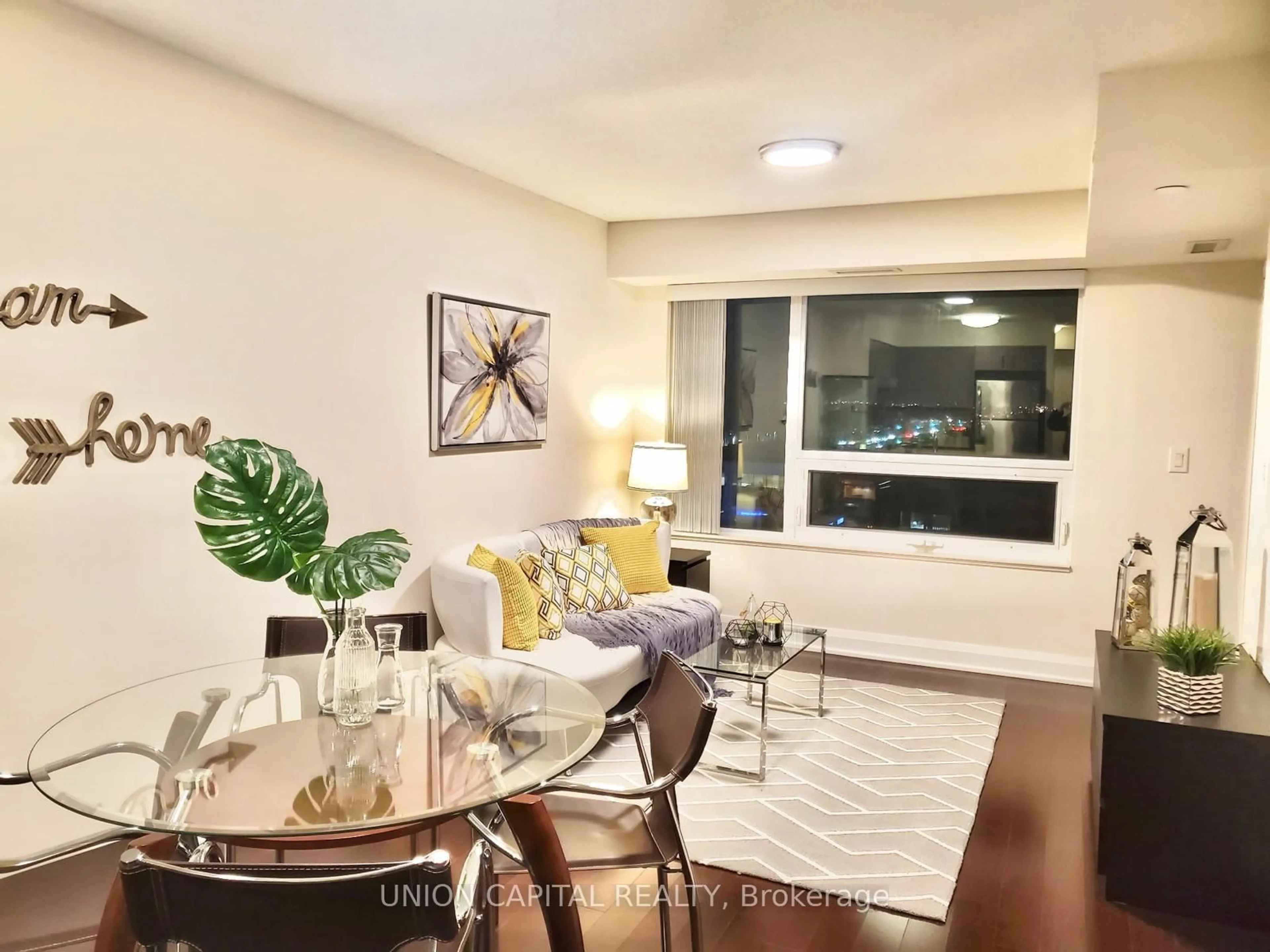Living room with furniture, unknown for 1 Uptown Dr #910, Markham Ontario L3R 5C1