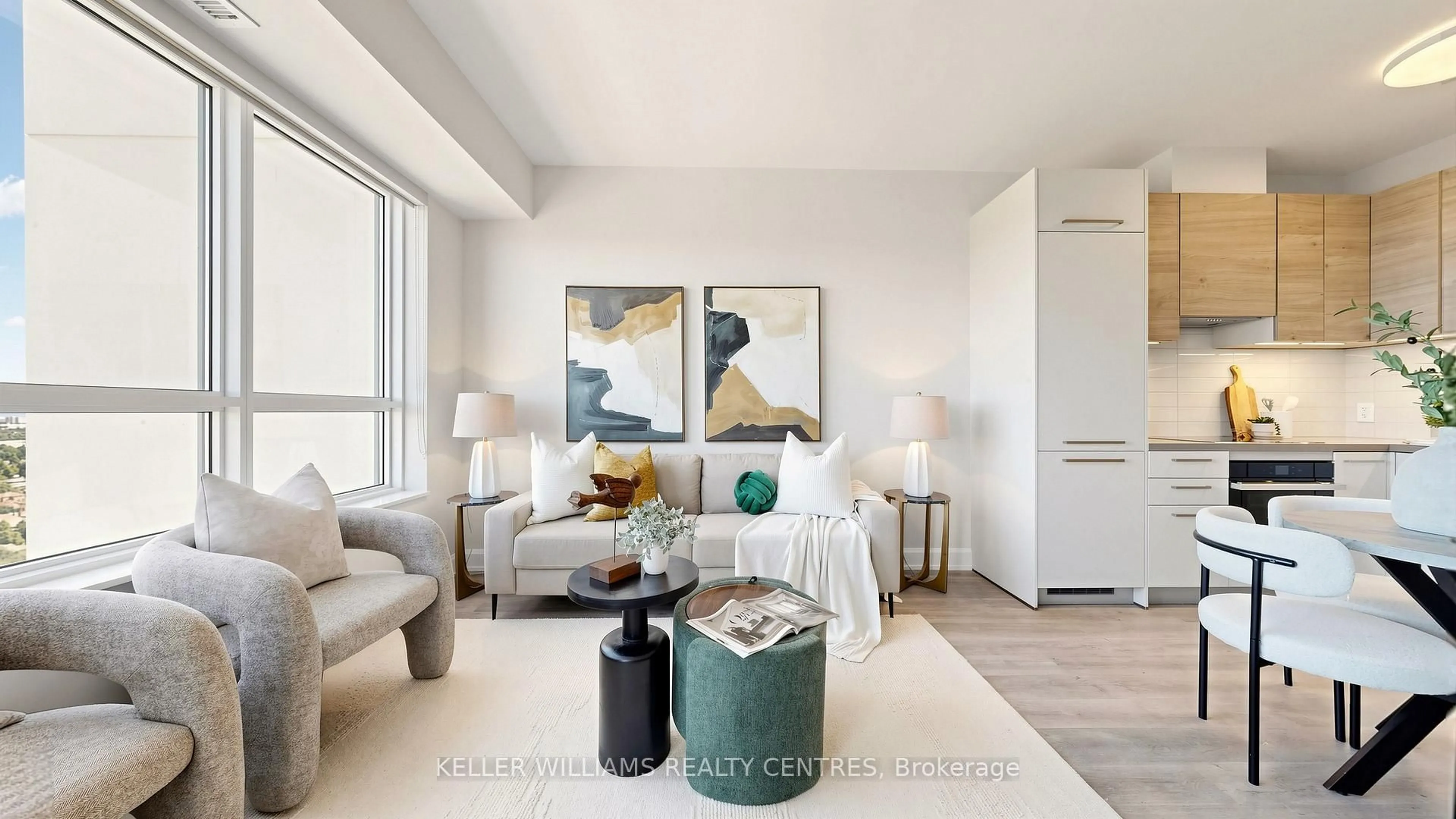 Living room with furniture, unknown for 12 Gandhi Lane #2701, Markham Ontario L3T 0G8