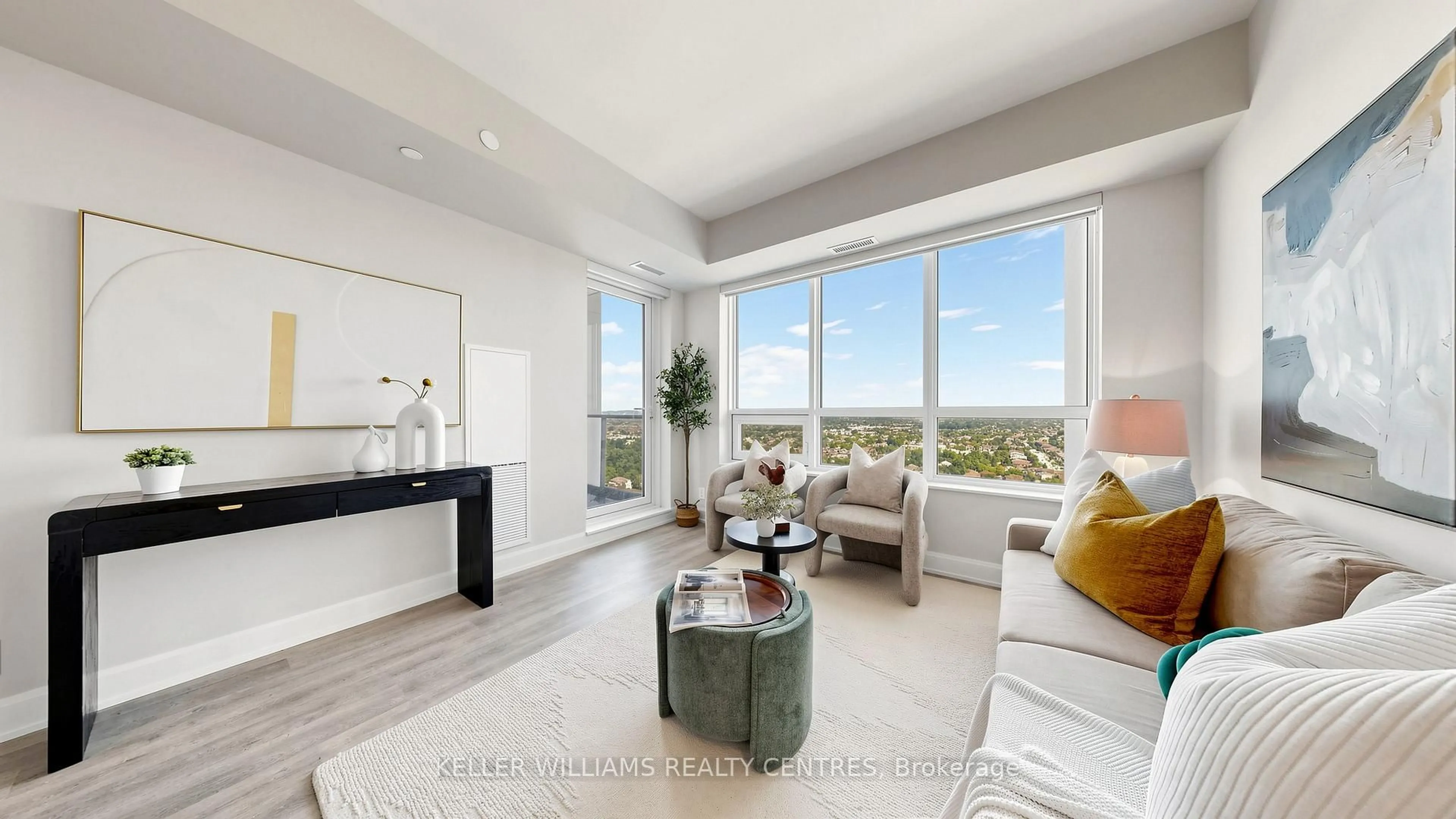Living room with furniture, unknown for 12 Gandhi Lane #2701, Markham Ontario L3T 0G8