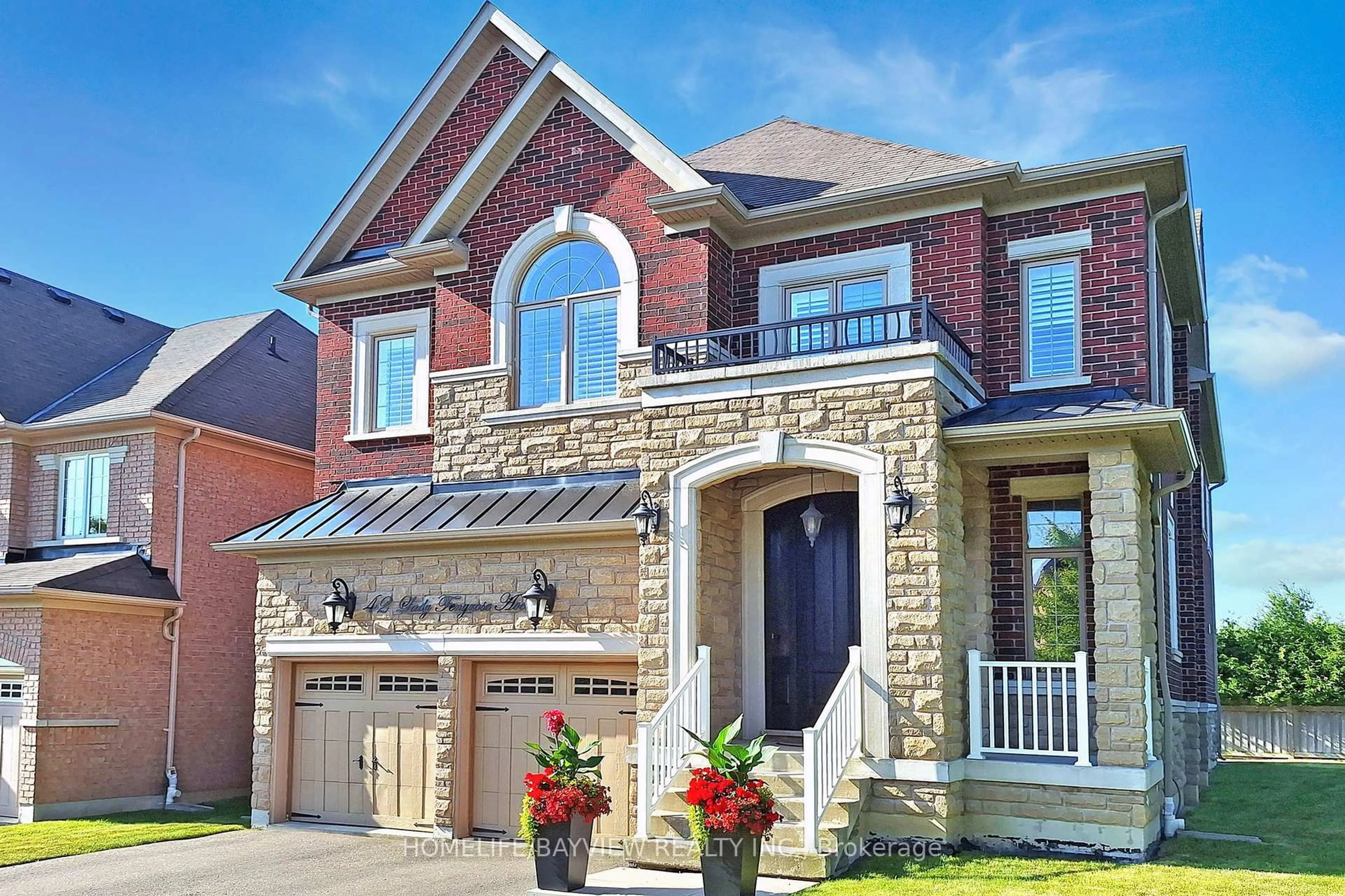 Home with brick exterior material, street for 42 Lady Fenyrose Ave, Vaughan Ontario L6A 0E2