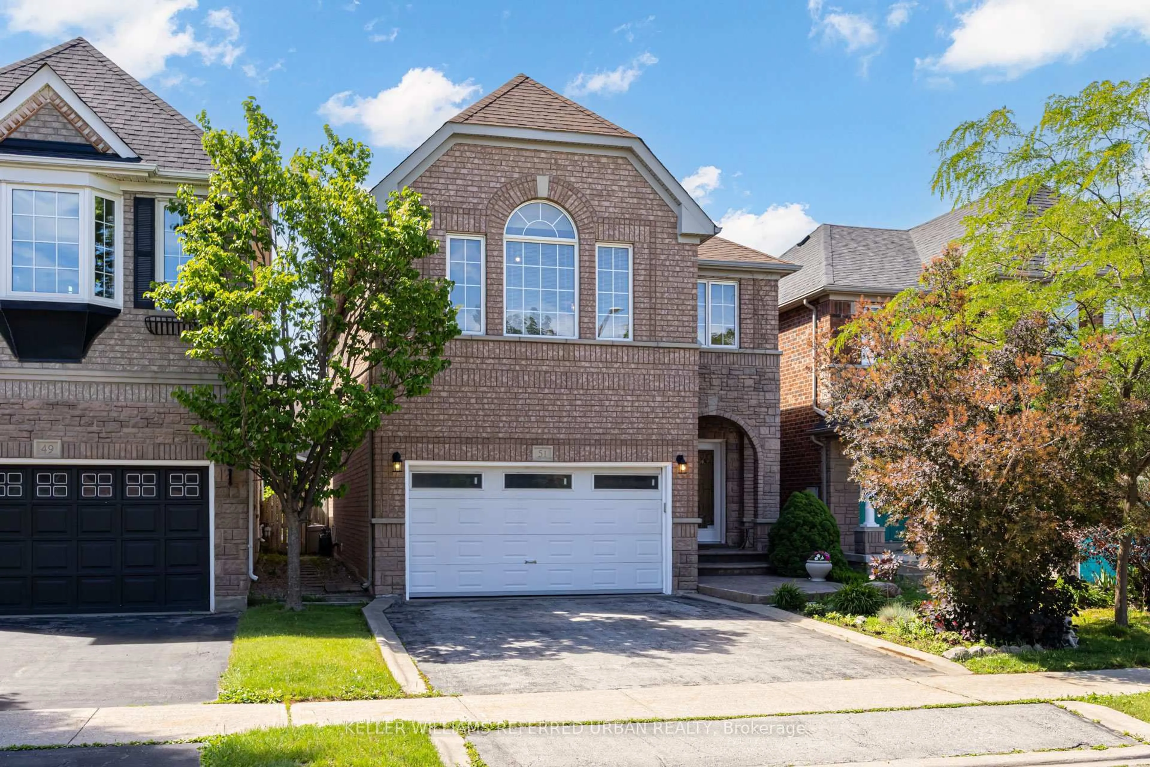 Home with brick exterior material, street for 51 Belvia Dr, Vaughan Ontario L4K 5J6