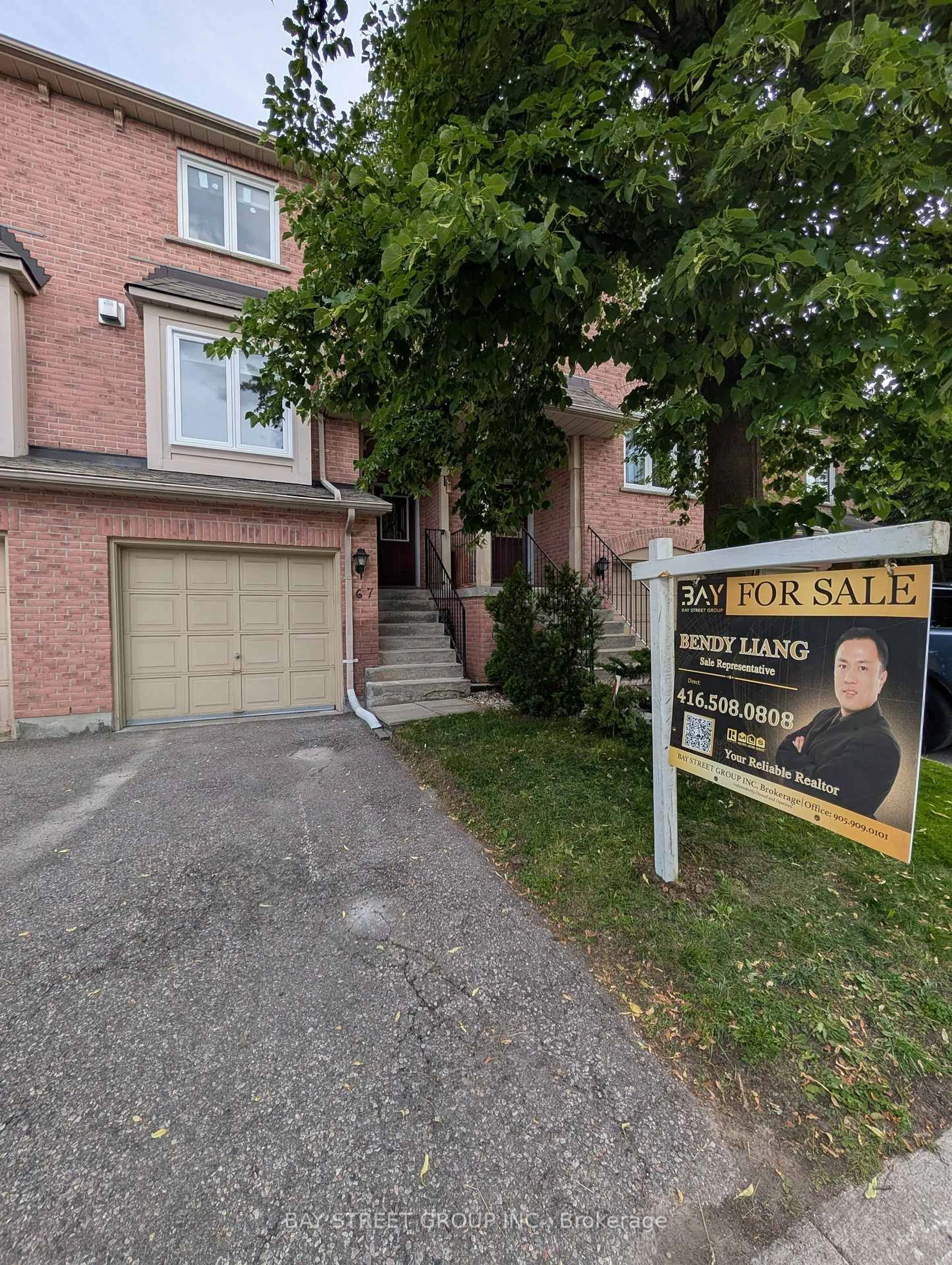 Home with brick exterior material, street for 67 Rougehaven Way #32, Markham Ontario L3P 7W5