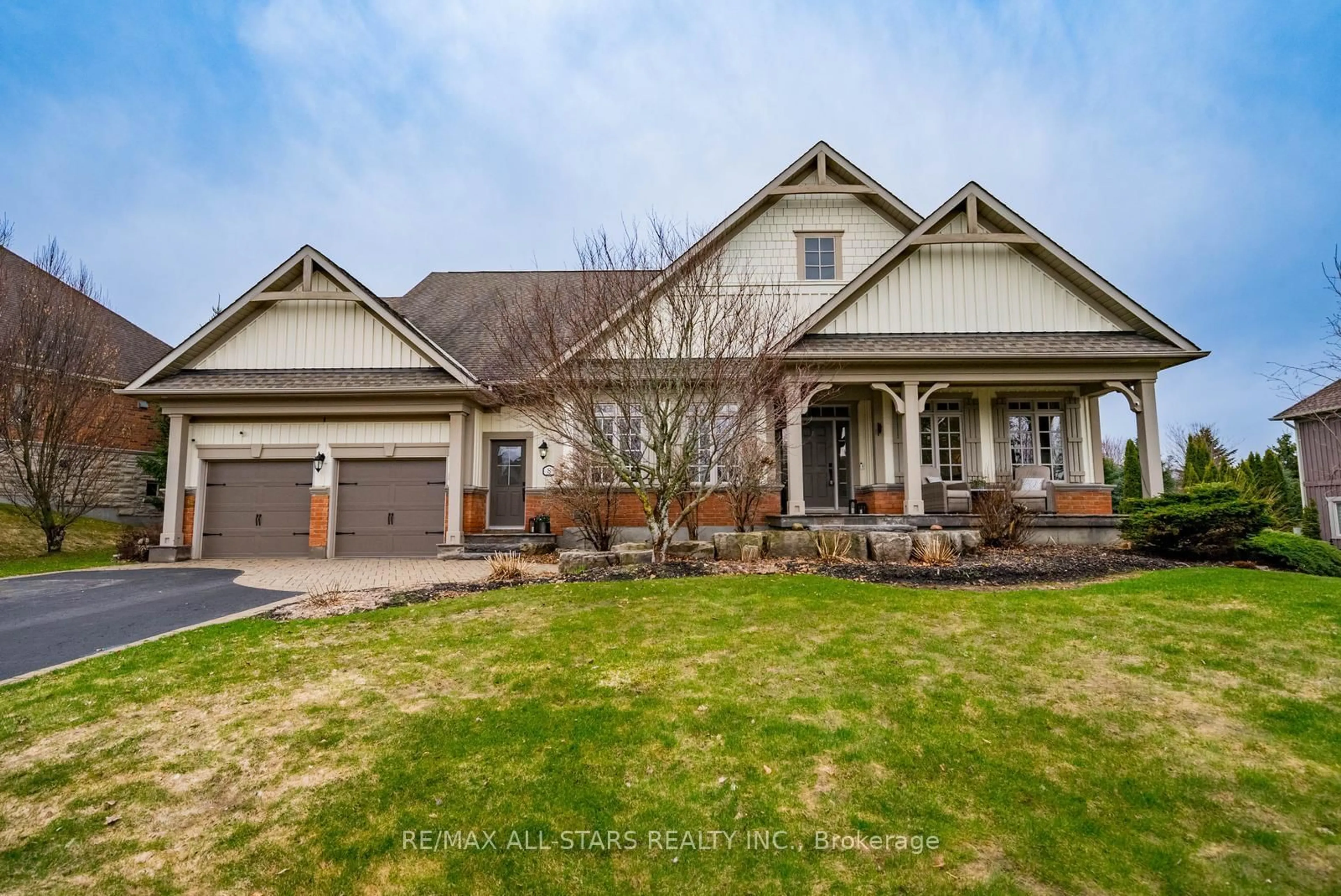 Home with brick exterior material, street for 8 Forestgreen Dr #74, Uxbridge Ontario L9P 0B8